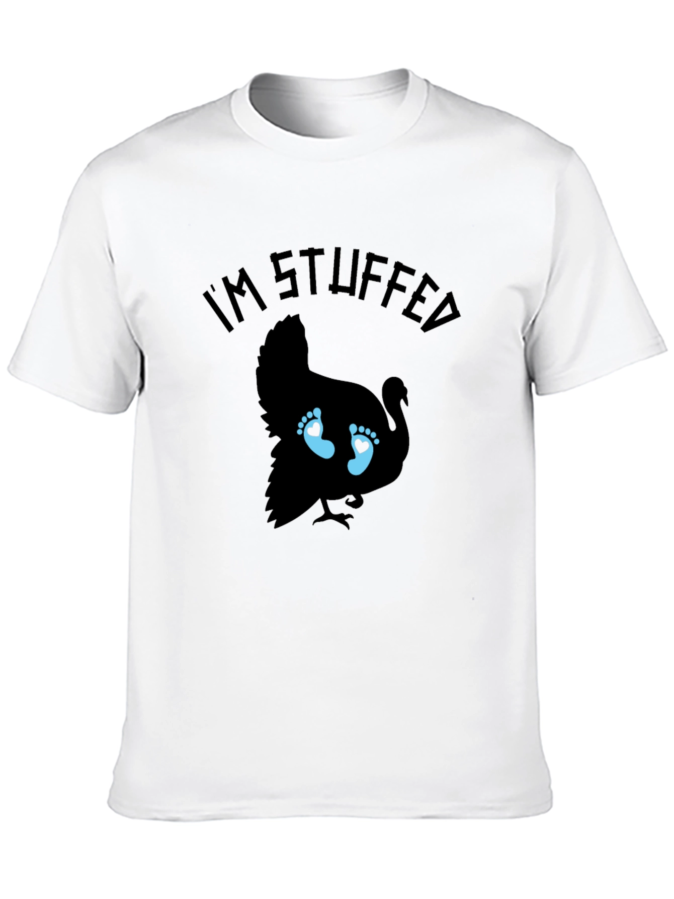 Im Stuffed Turkey T-Shirt - Thanksgiving Pregnancy Reveal Tee