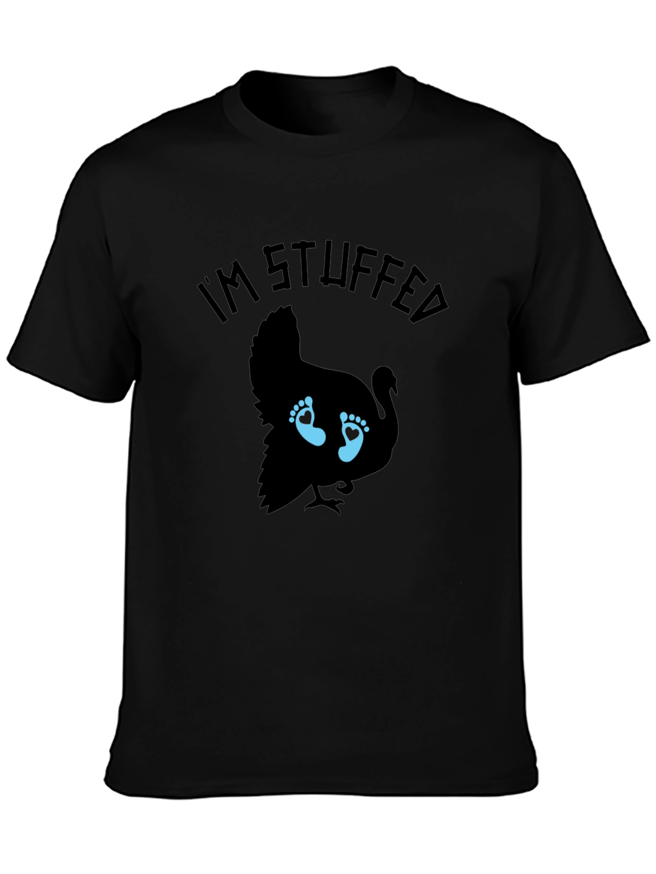 Im Stuffed Turkey T-Shirt - Thanksgiving Pregnancy Reveal Tee
