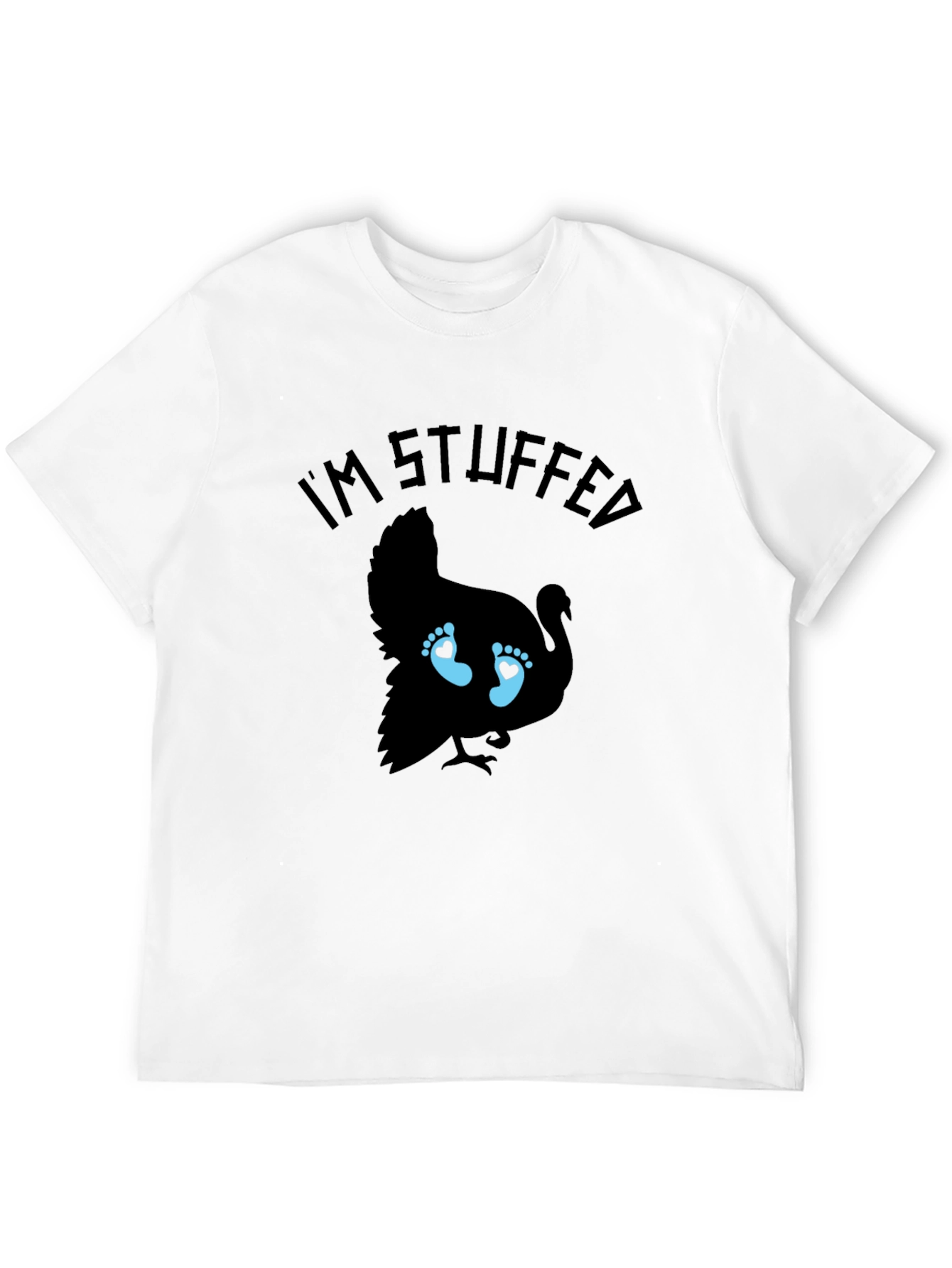 Im Stuffed Turkey T-Shirt - Thanksgiving Pregnancy Reveal Tee