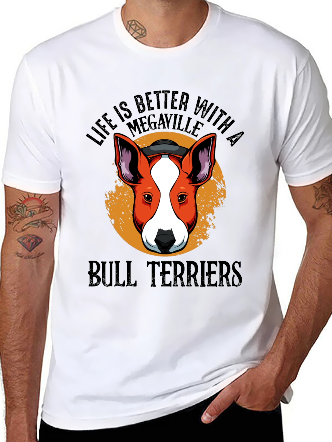 Megaville Bull Terriers Graphic Tee