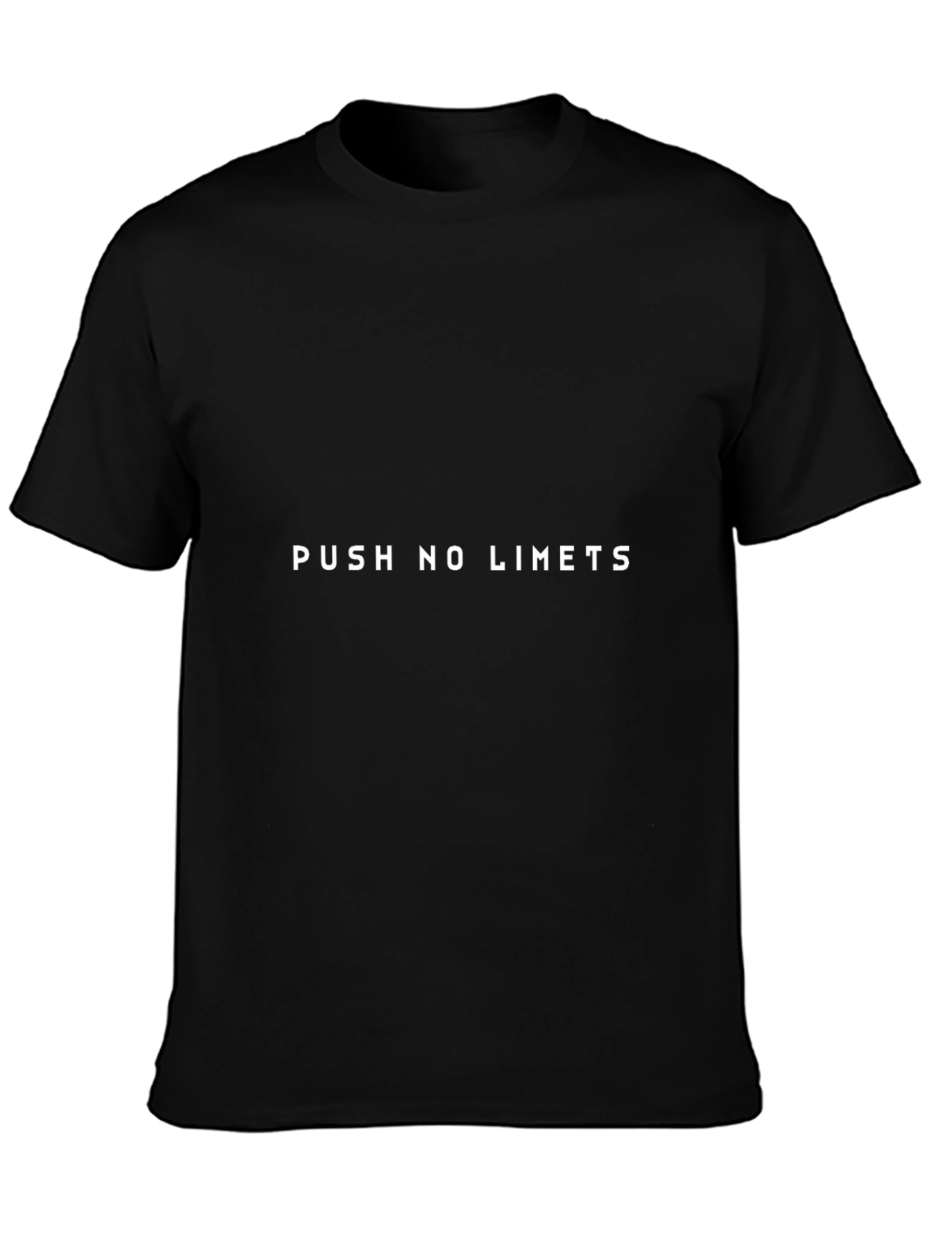 Push No Limits Black Graphic Tee