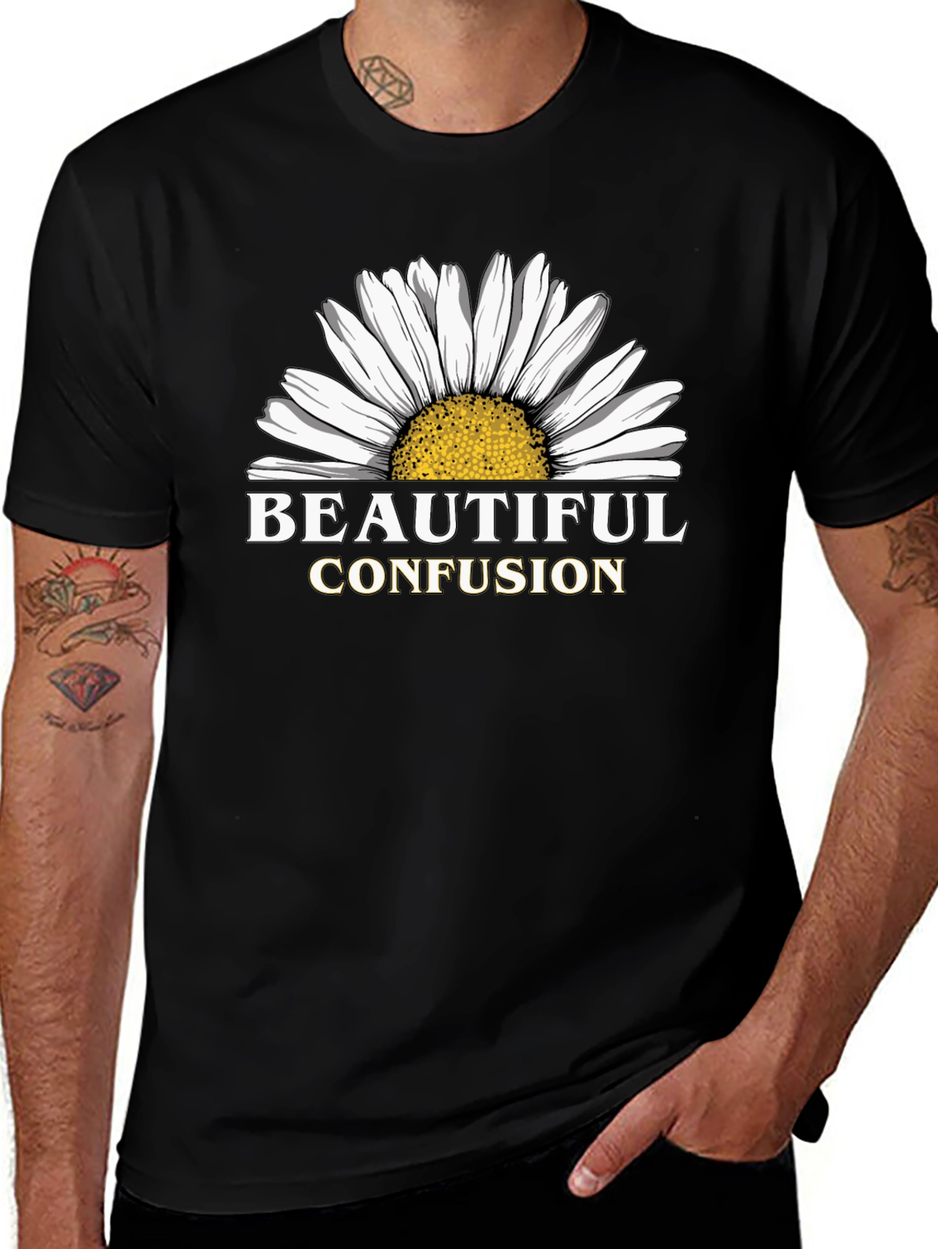 Beautiful Confusion Daisy Graphic T-Shirt