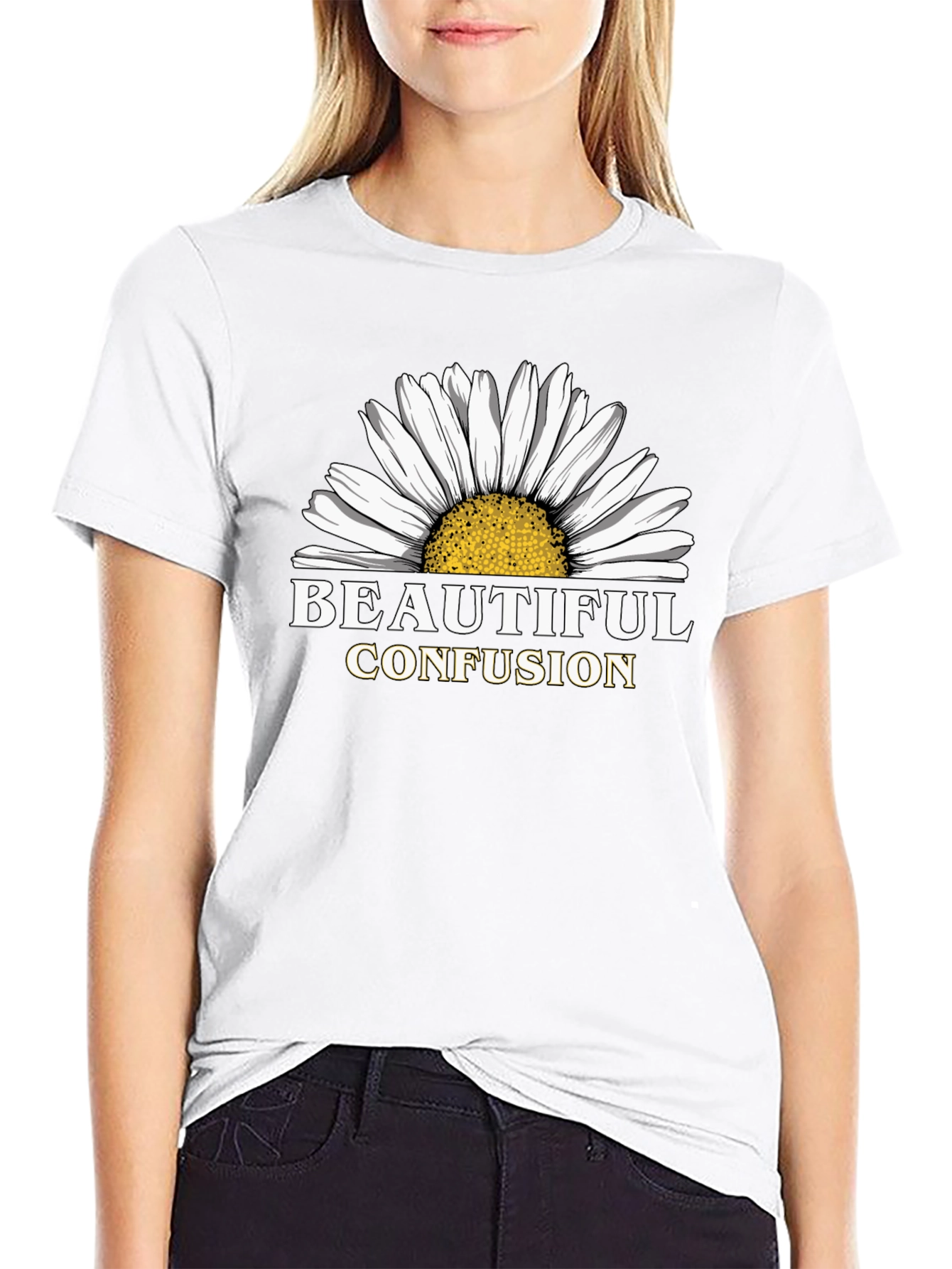 Beautiful Confusion Daisy Graphic T-Shirt