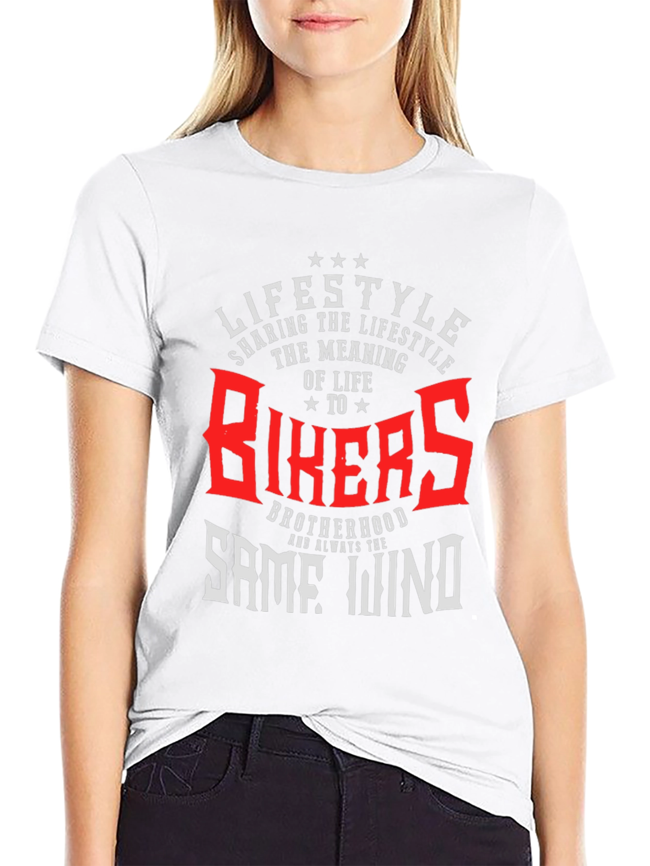Bikers Lifestyle T-Shirt - Brotherhood & The Open Road