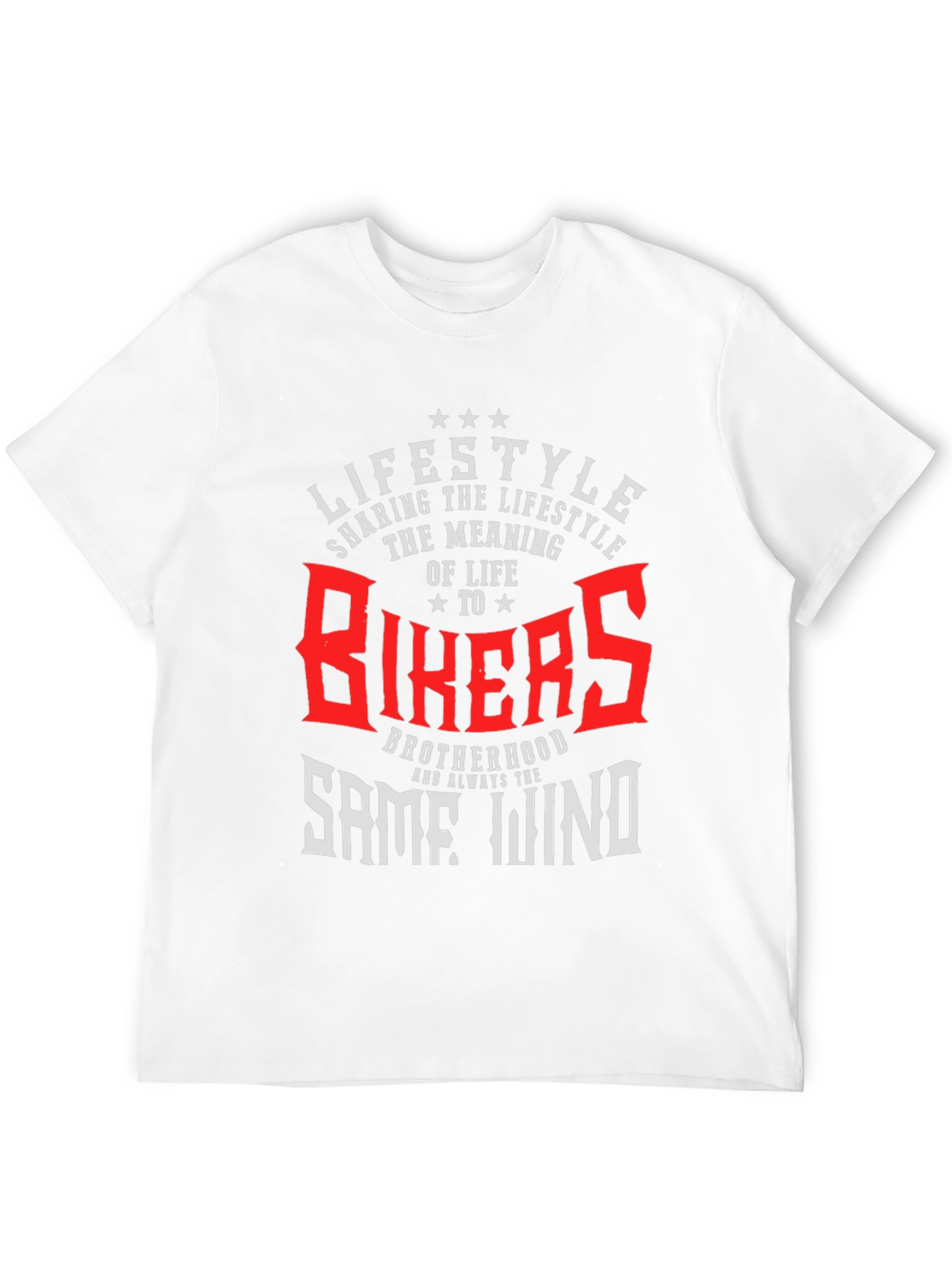 Bikers Lifestyle T-Shirt - Brotherhood & The Open Road