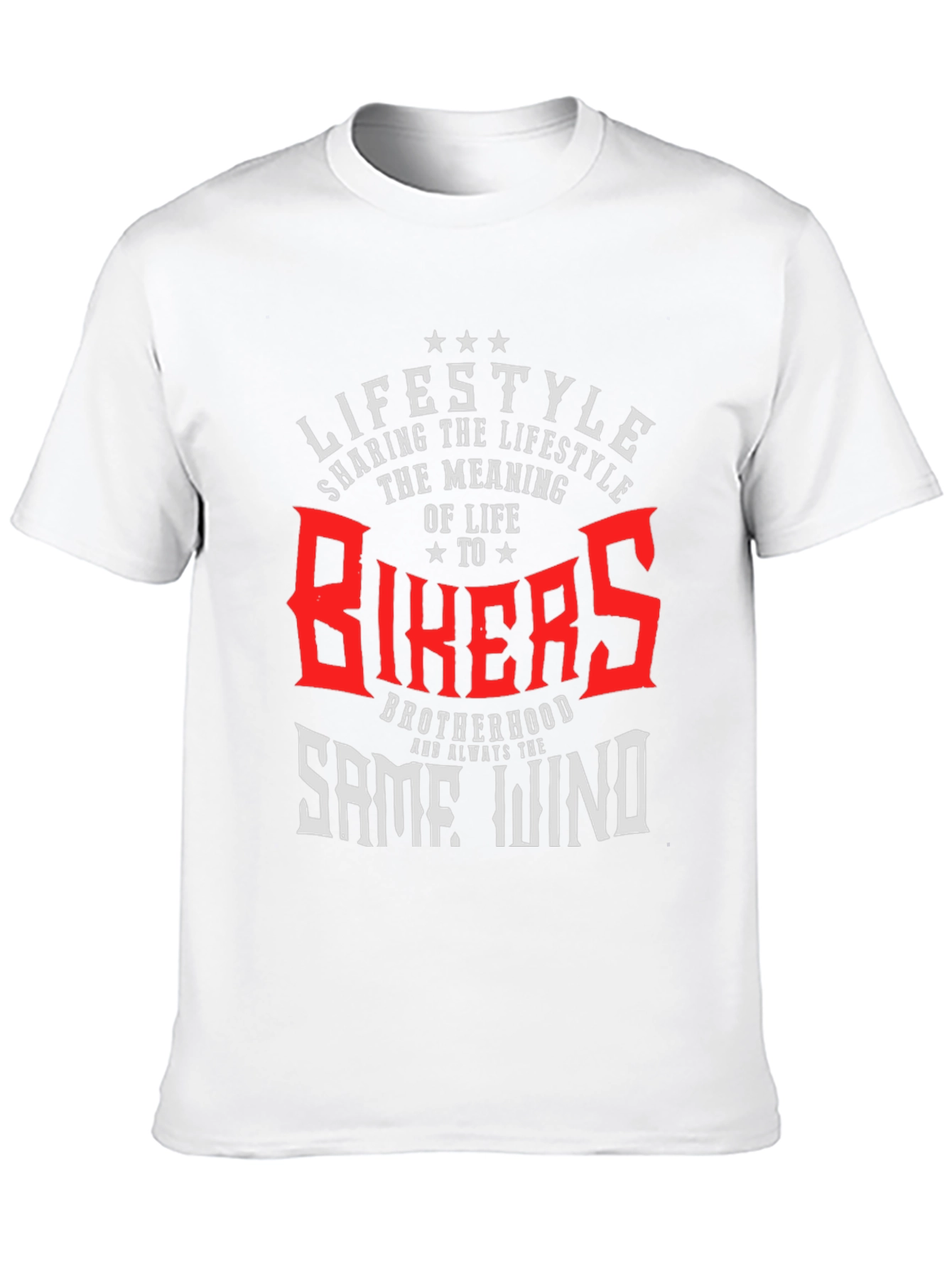 Bikers Lifestyle T-Shirt - Brotherhood & The Open Road