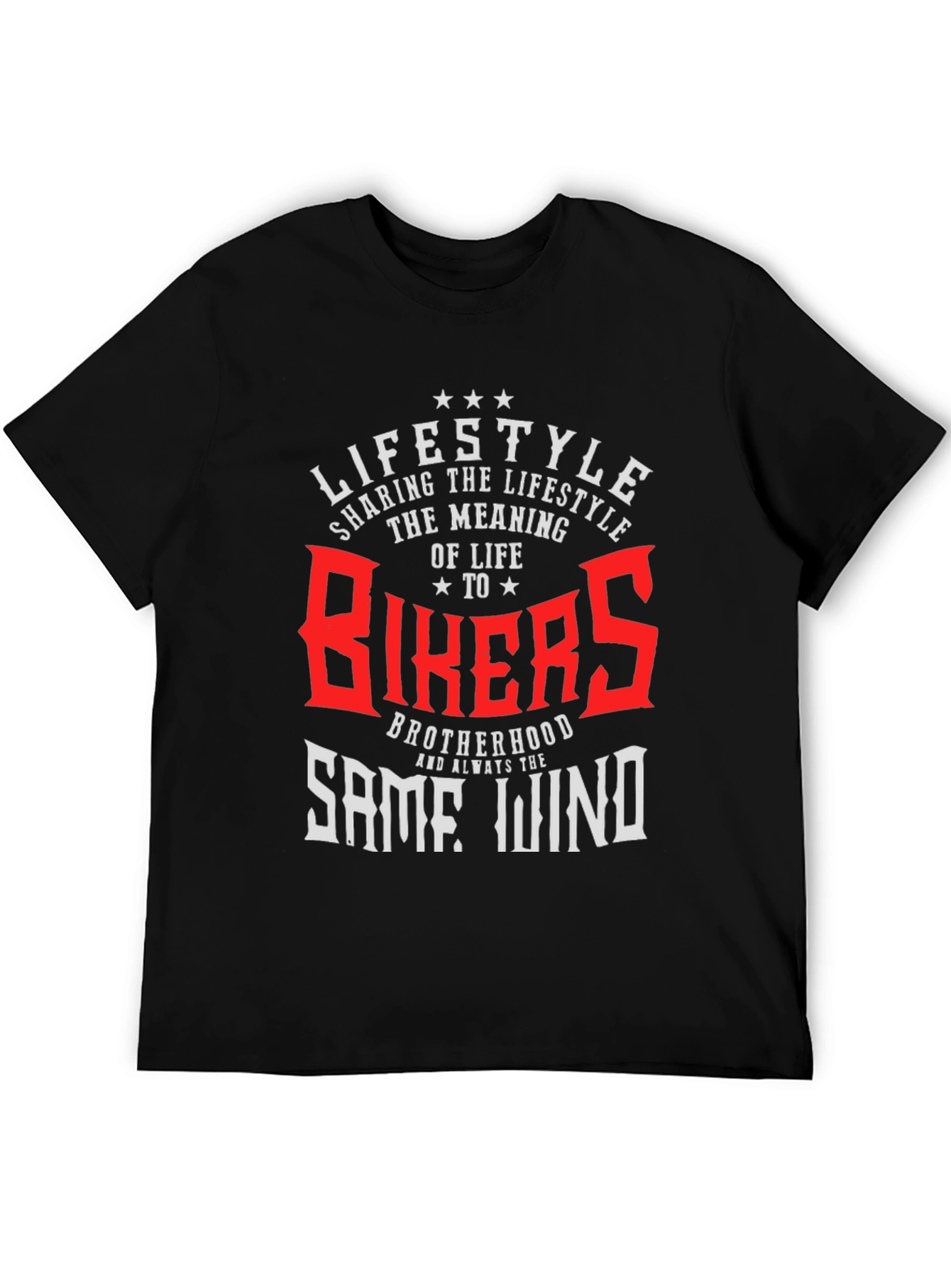 Bikers Lifestyle T-Shirt - Brotherhood & The Open Road