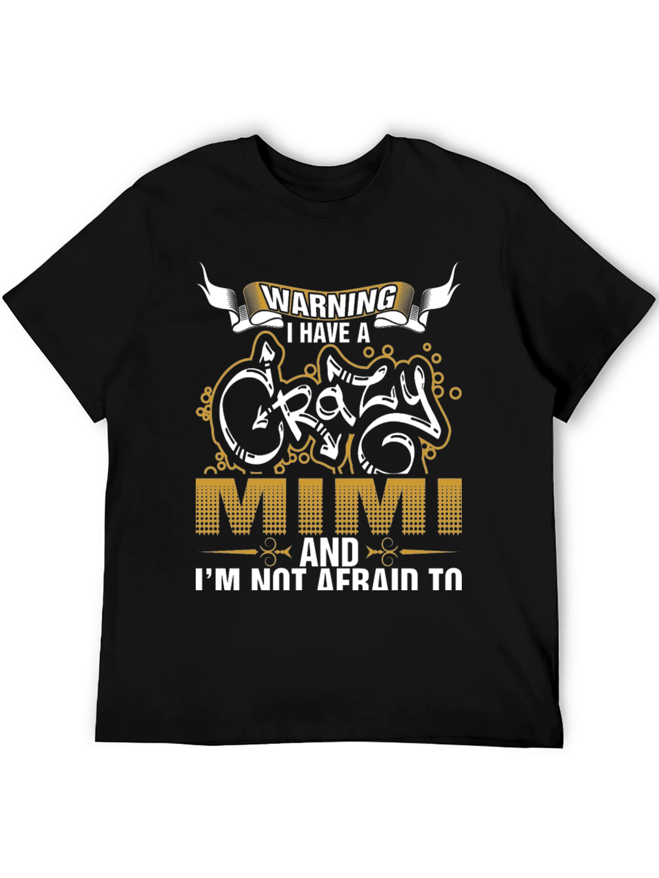 Warning Crazy Mimi T-Shirt Novelty Graphic Tee