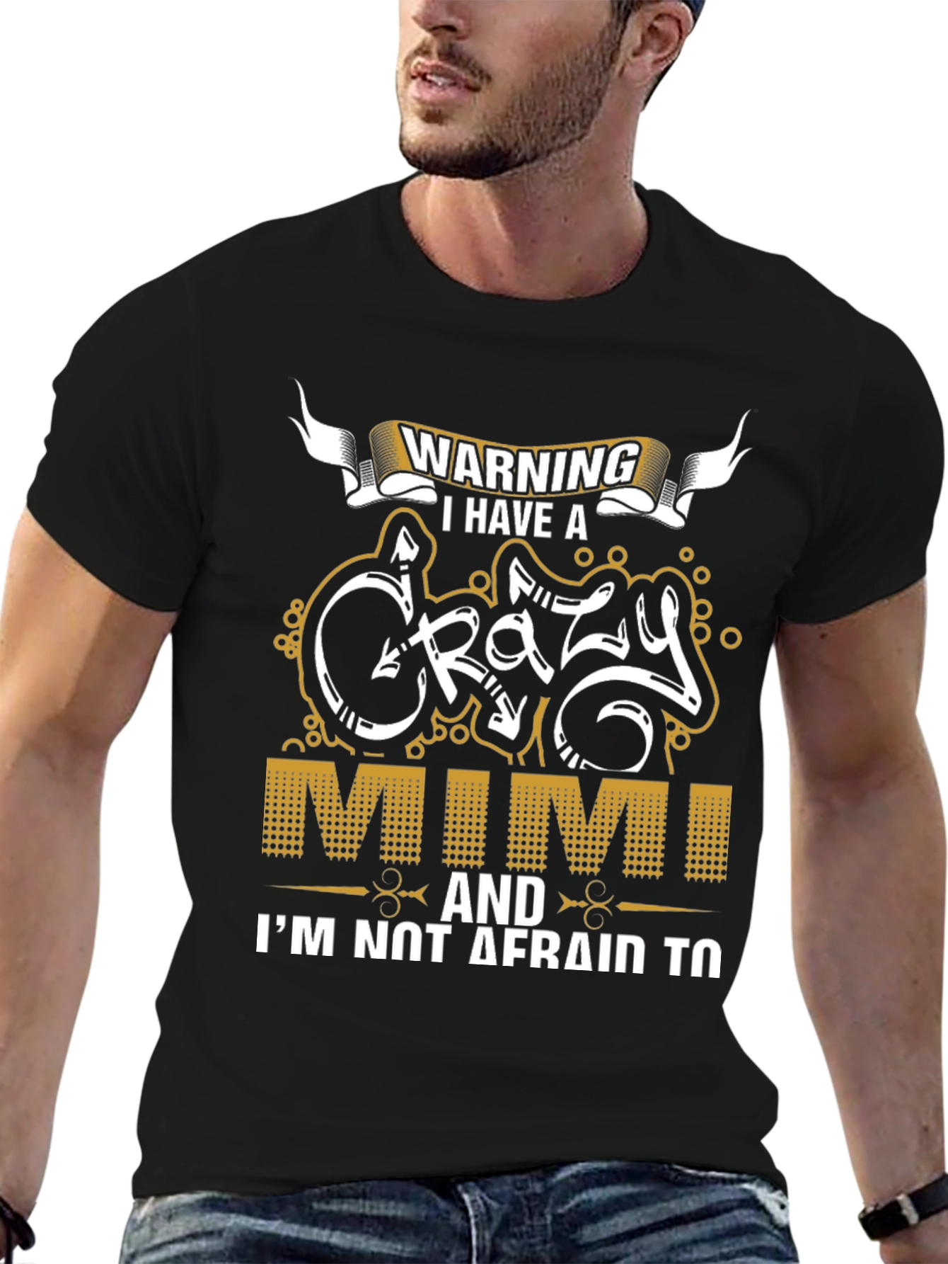 Warning Crazy Mimi T-Shirt Novelty Graphic Tee