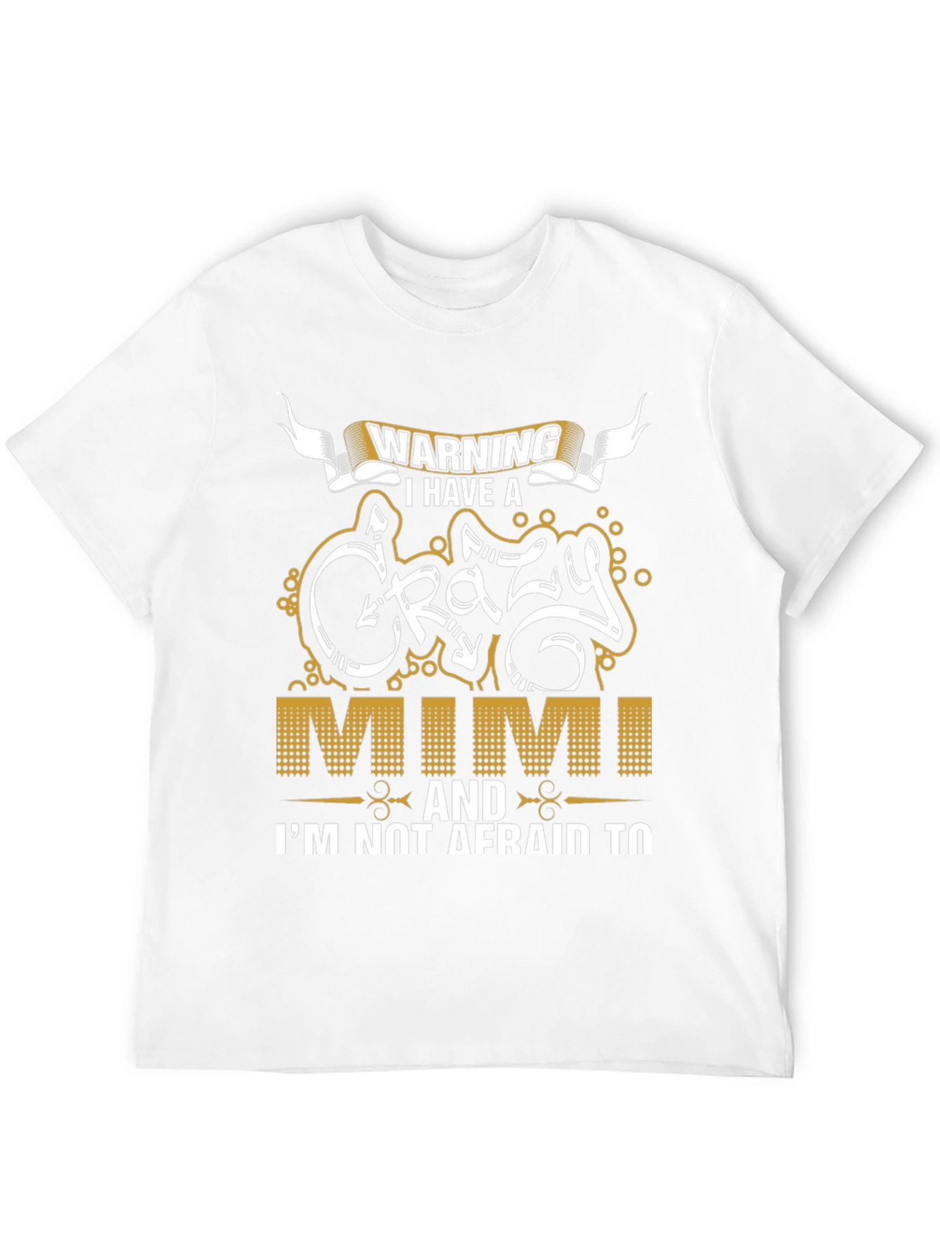 Warning Crazy Mimi T-Shirt Novelty Graphic Tee