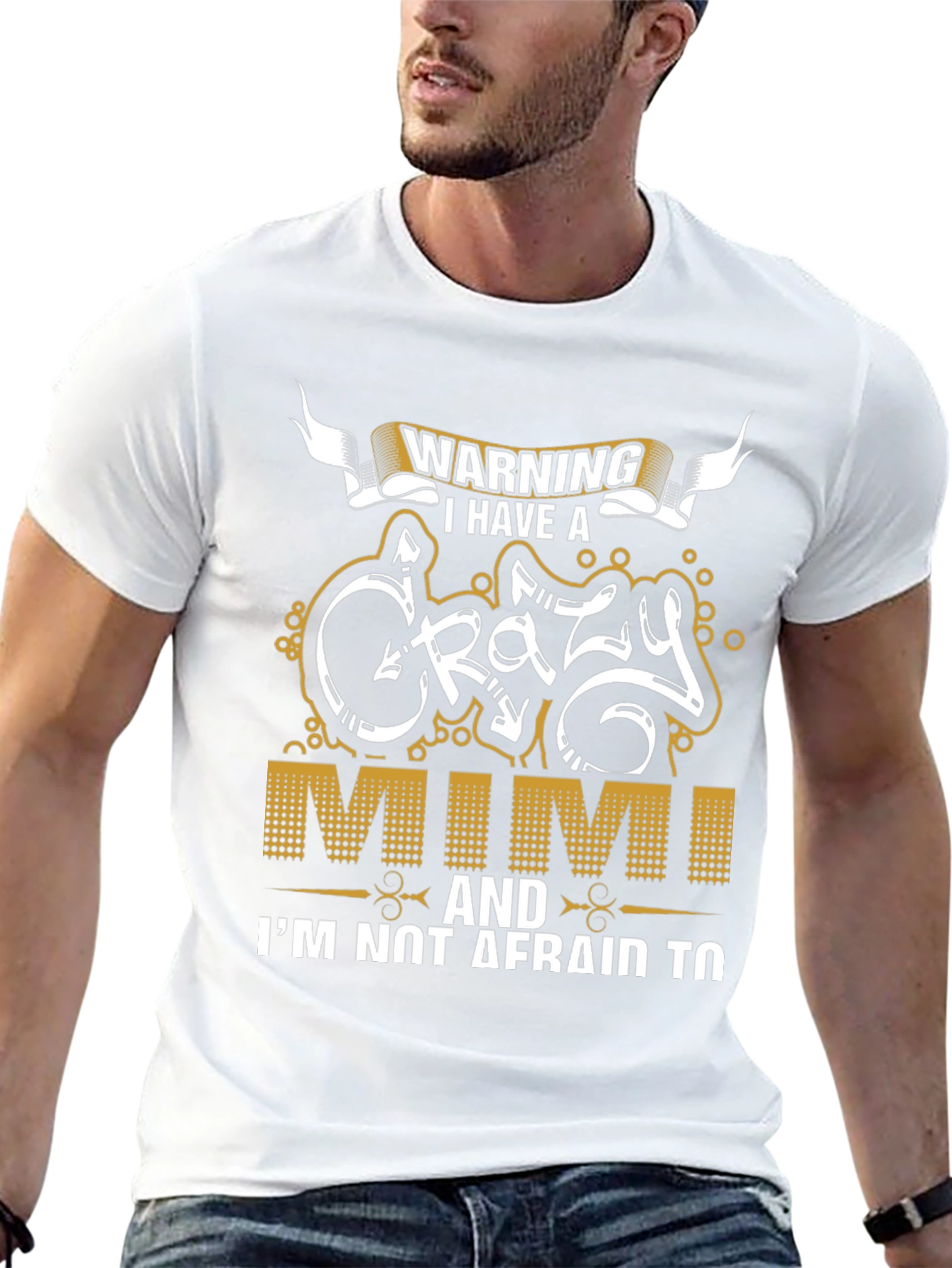 Warning Crazy Mimi T-Shirt Novelty Graphic Tee