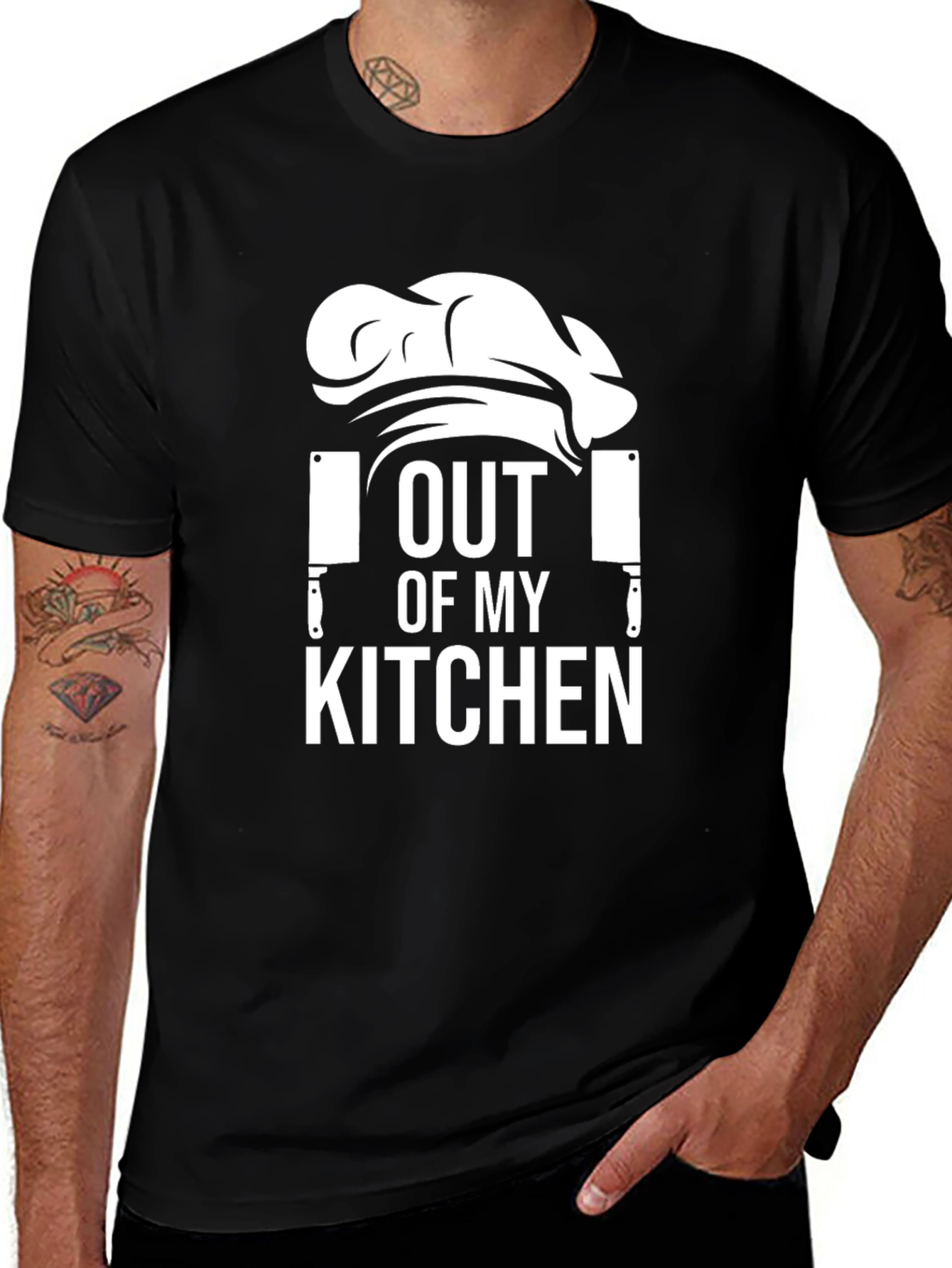 Out of My Kitchen Chef Graphic T-Shirt