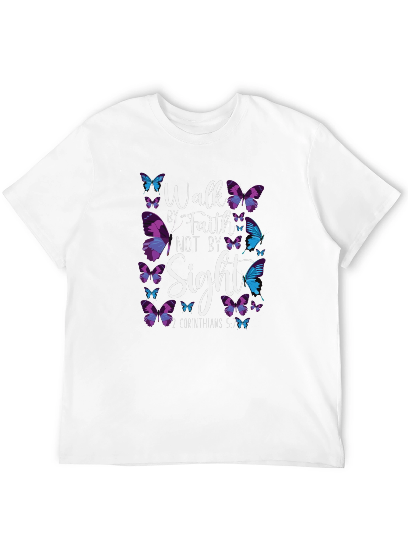Faith Butterfly Graphic Tee - Christian T-Shirt