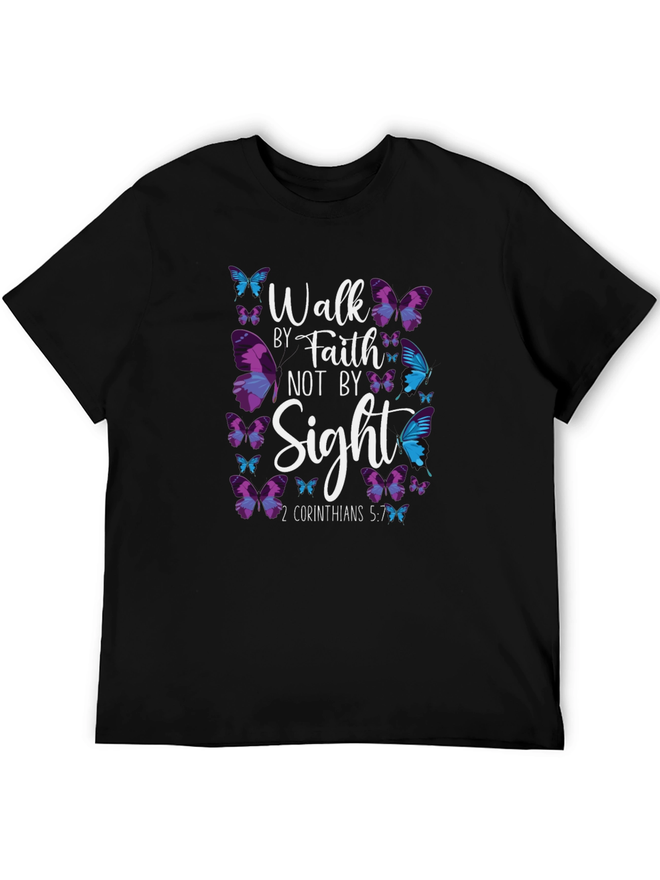 Faith Butterfly Graphic Tee - Christian T-Shirt