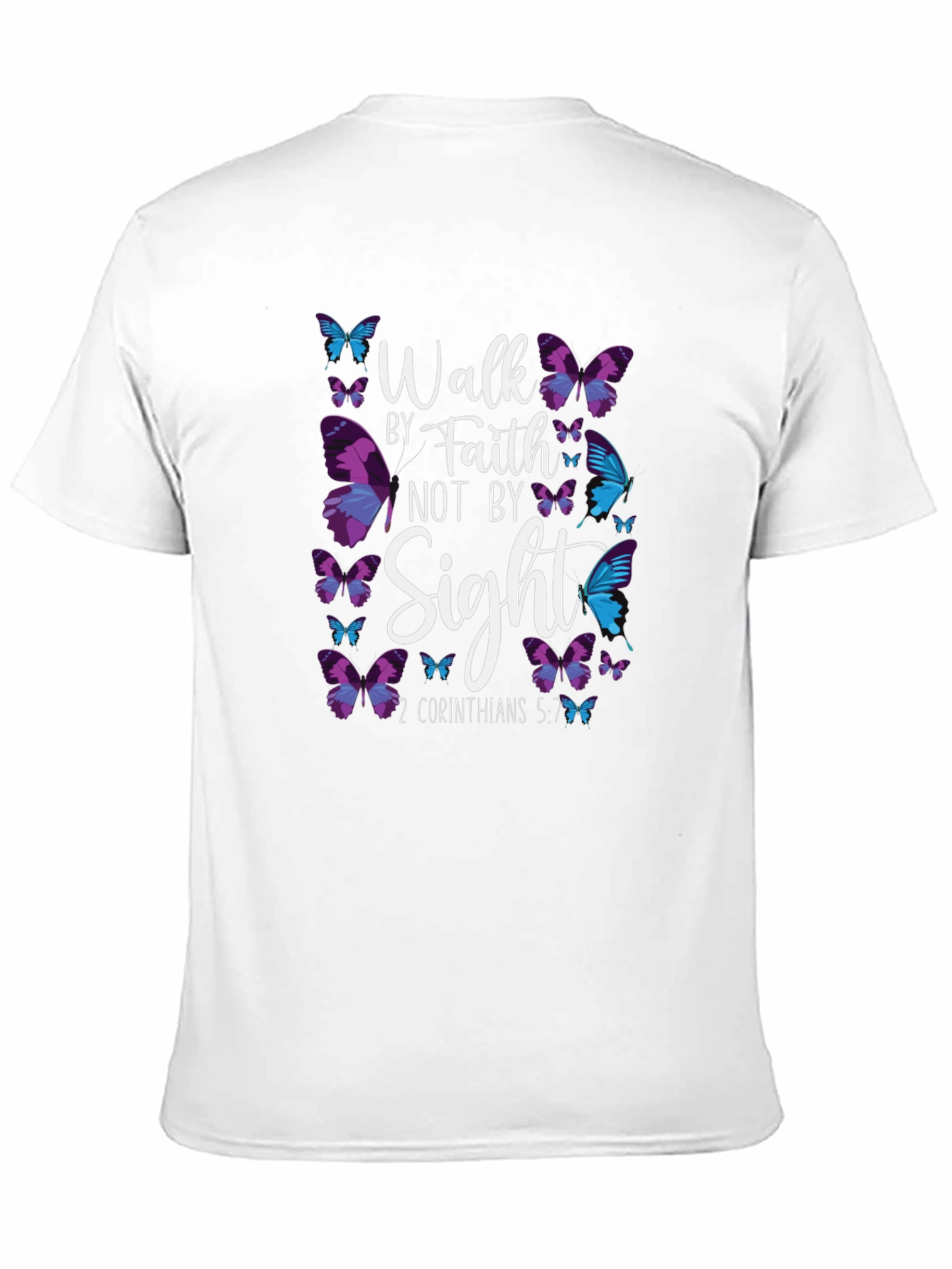 Faith Butterfly Graphic Tee - Christian T-Shirt
