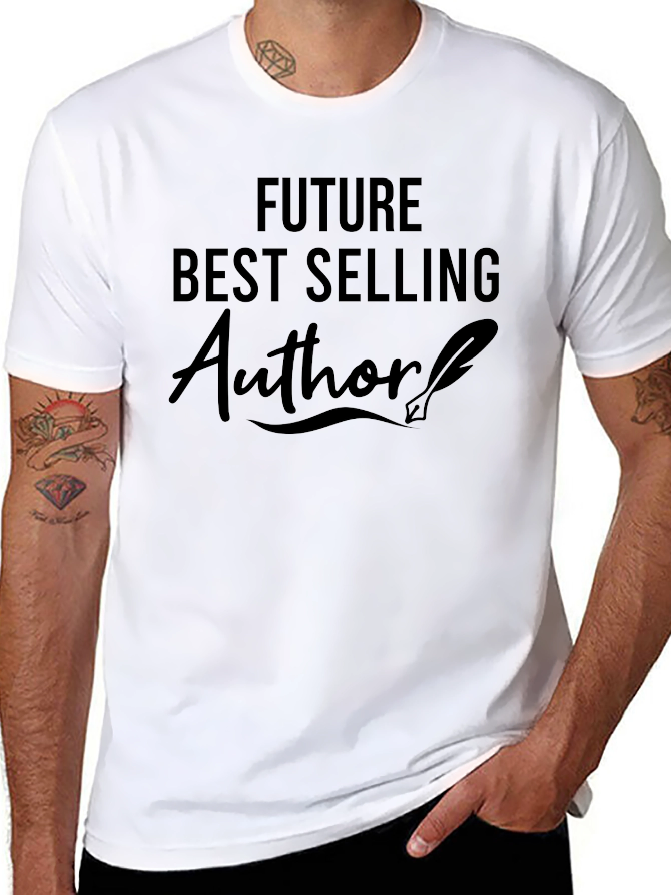 Future Best Selling Author T-Shirt - Black