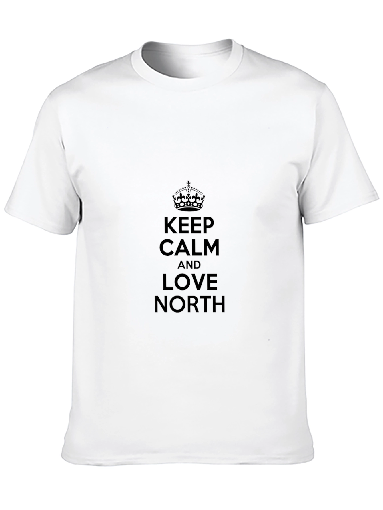 Keep Calm & Love North Black T-Shirt