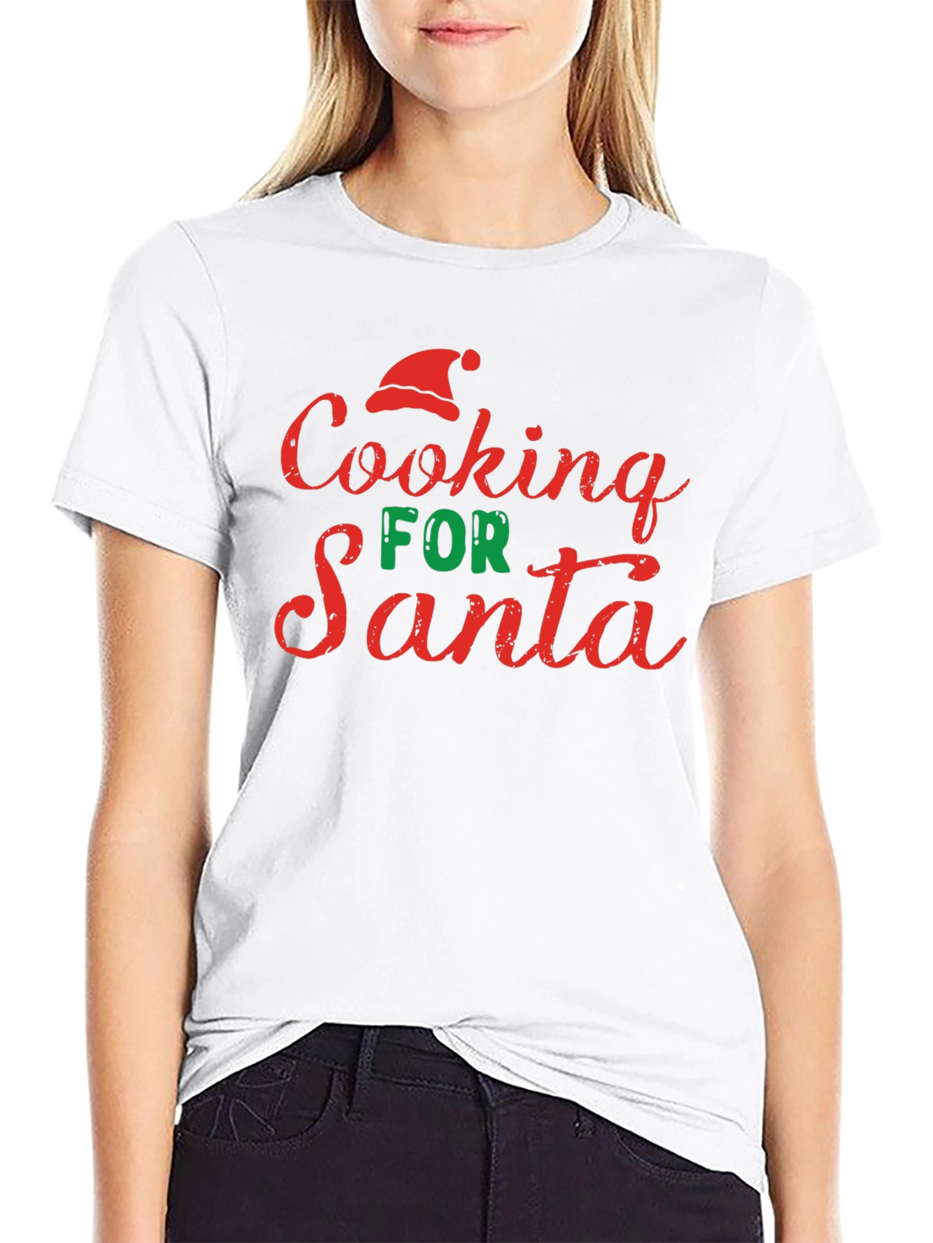 Cooking For Santa Christmas Graphic T-Shirt