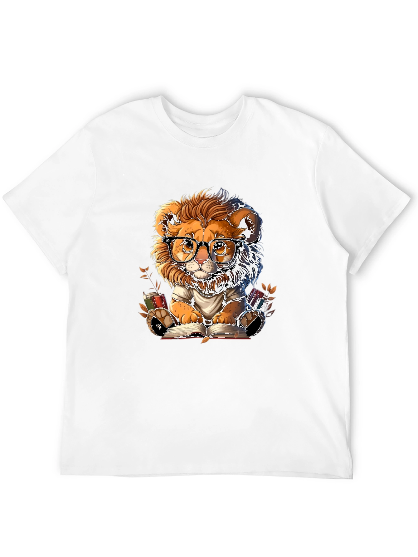 Lion Reader T-Shirt - Bookish Style