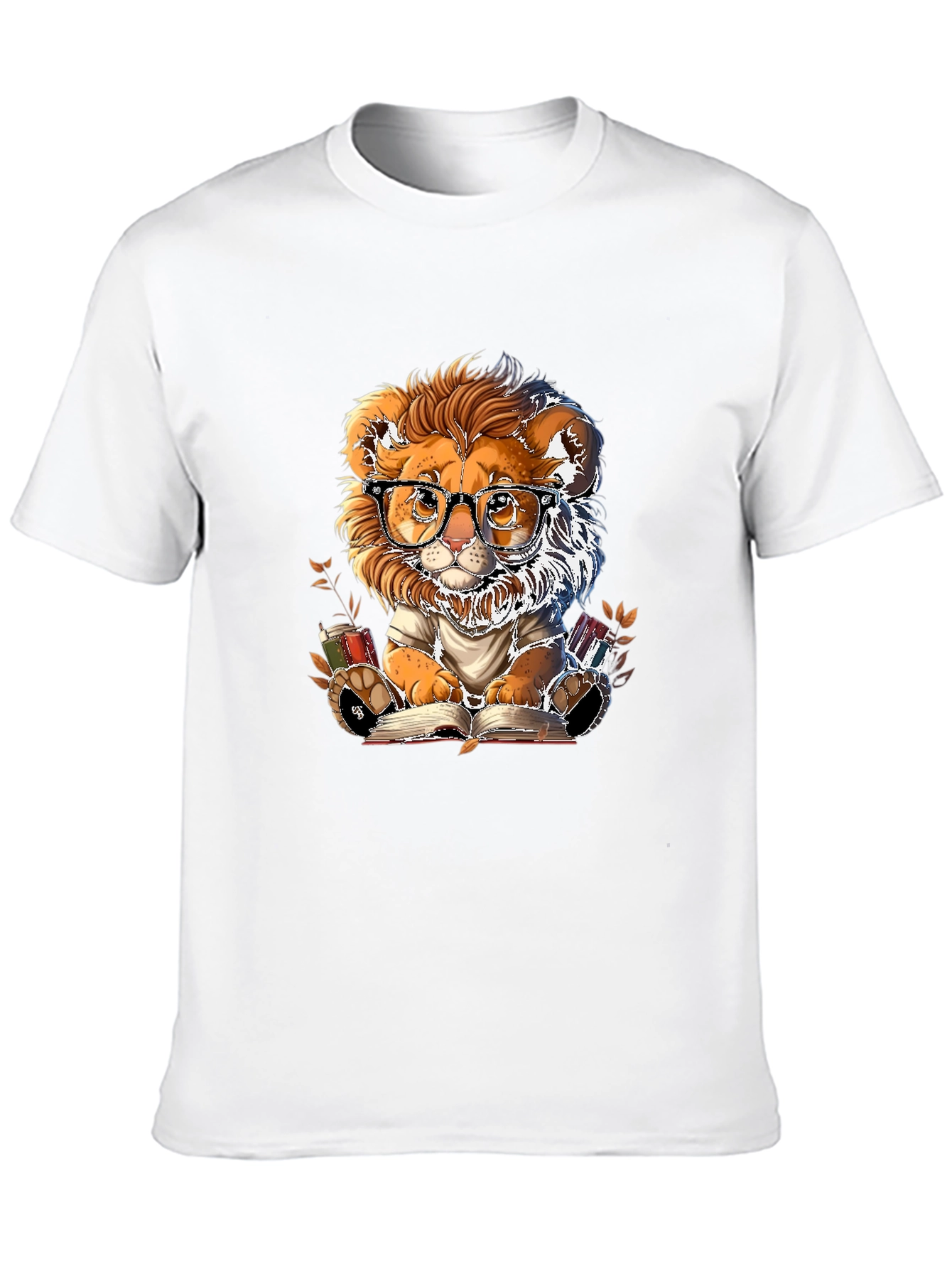 Lion Reader T-Shirt - Bookish Style