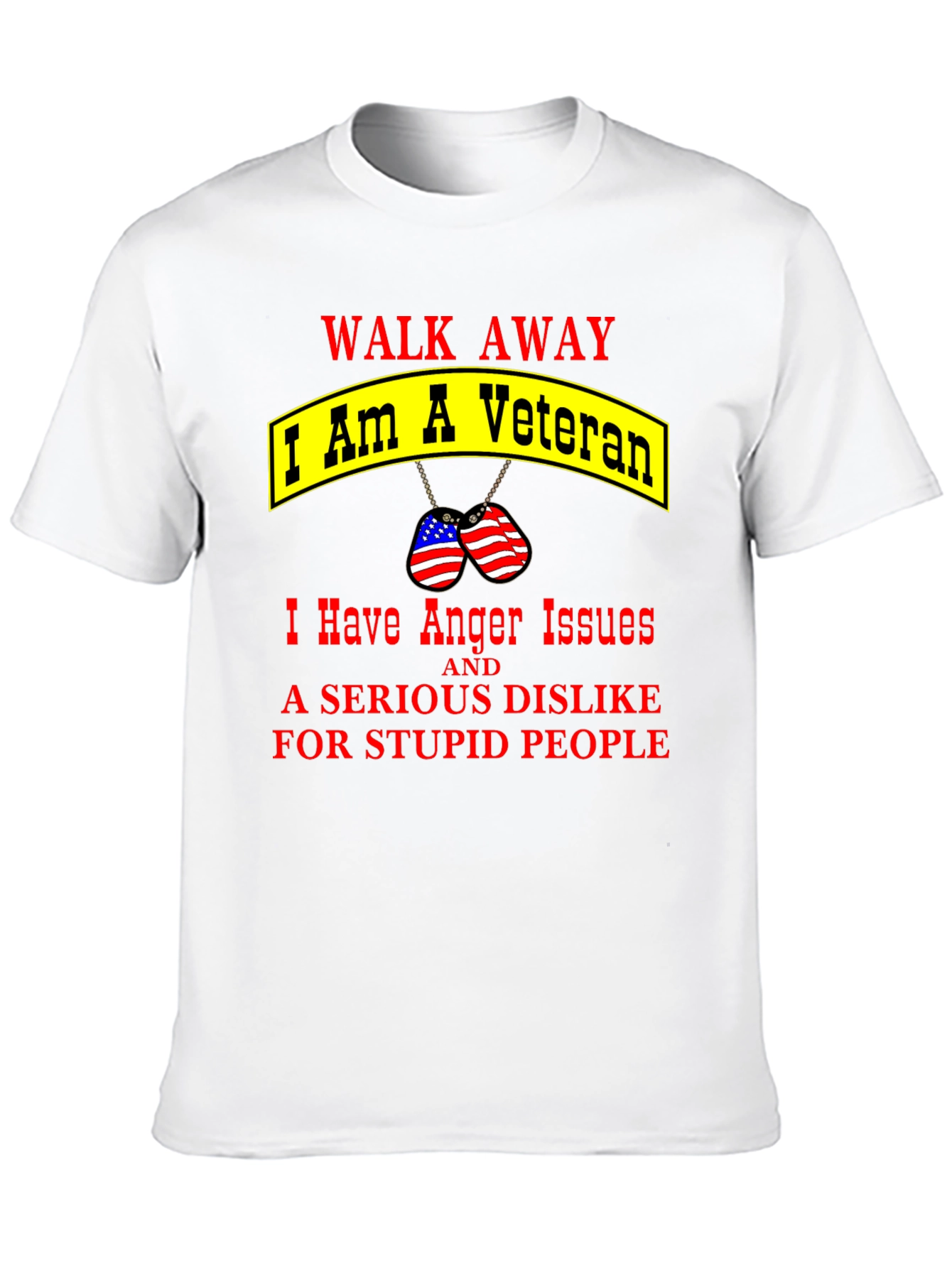 Walk Away Veteran Graphic T-Shirt