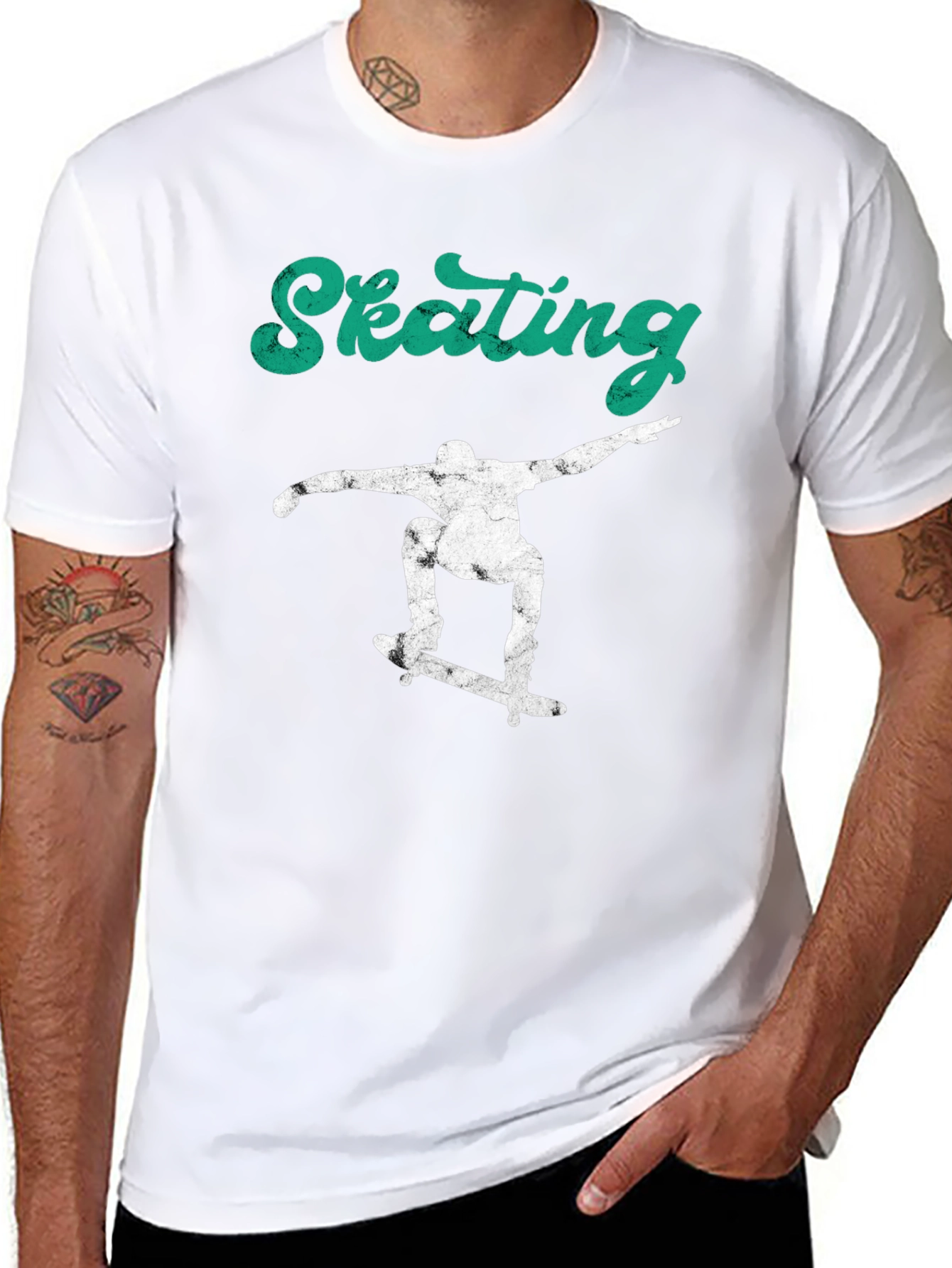 Skating T-Shirt - Black