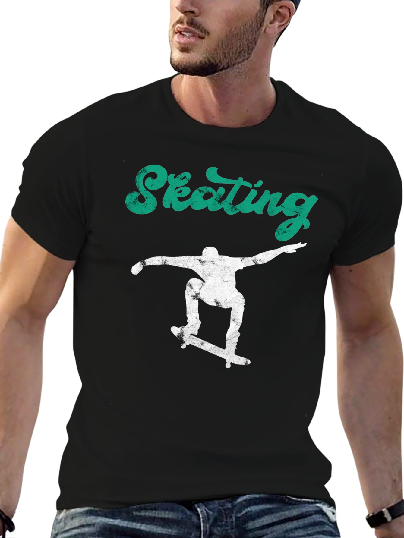 Skating T-Shirt - Black