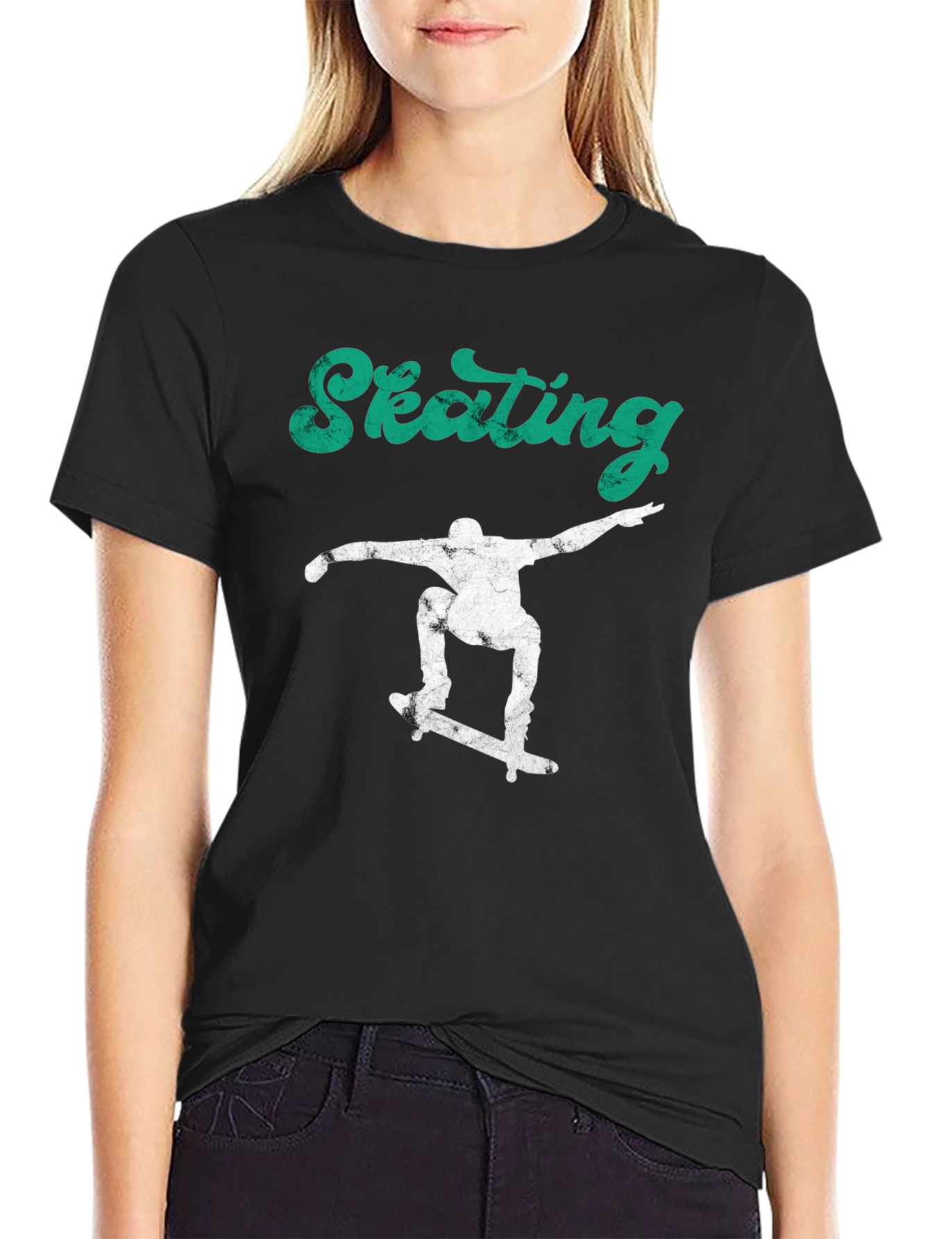 Skating T-Shirt - Black