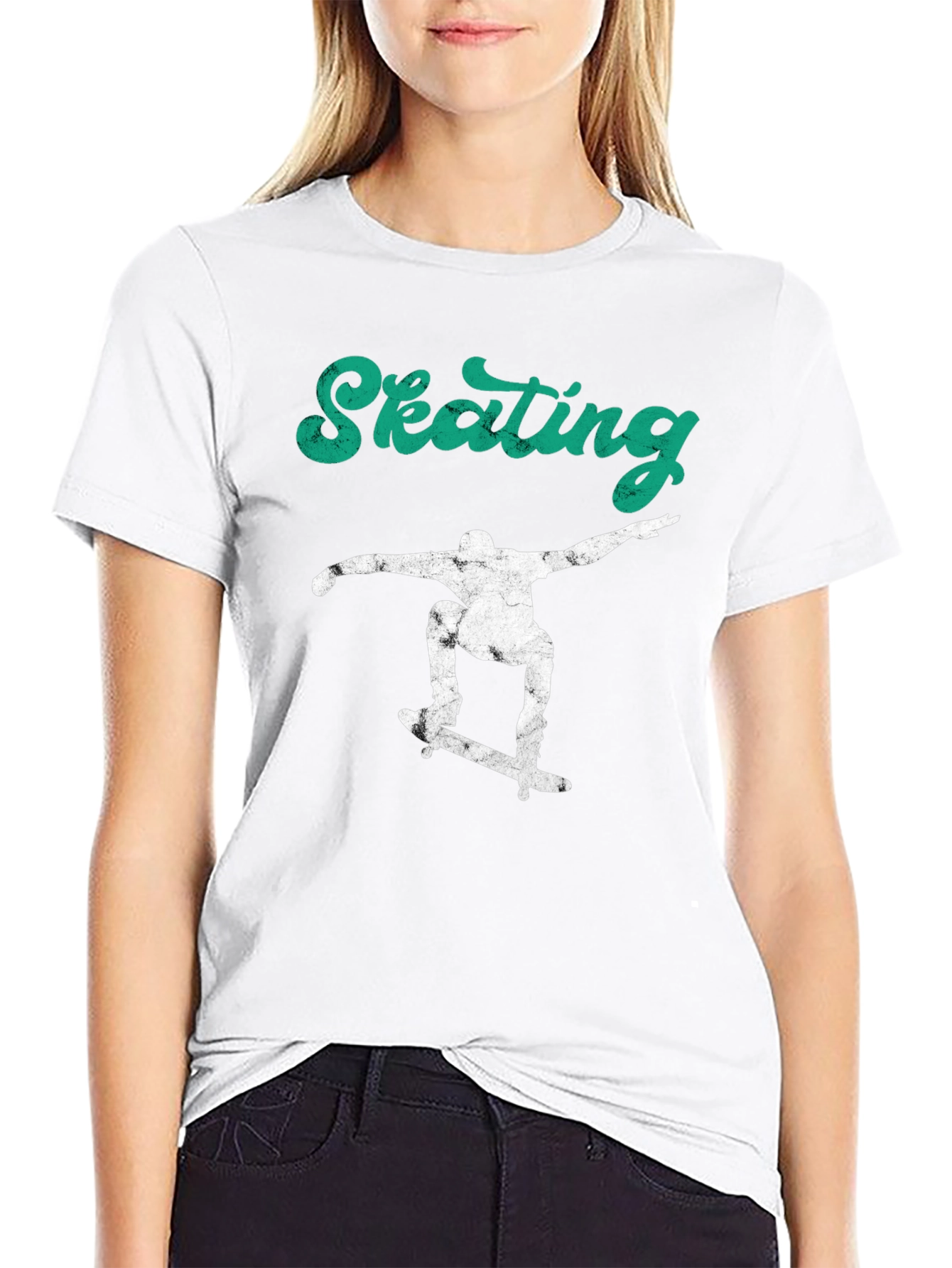 Skating T-Shirt - Black