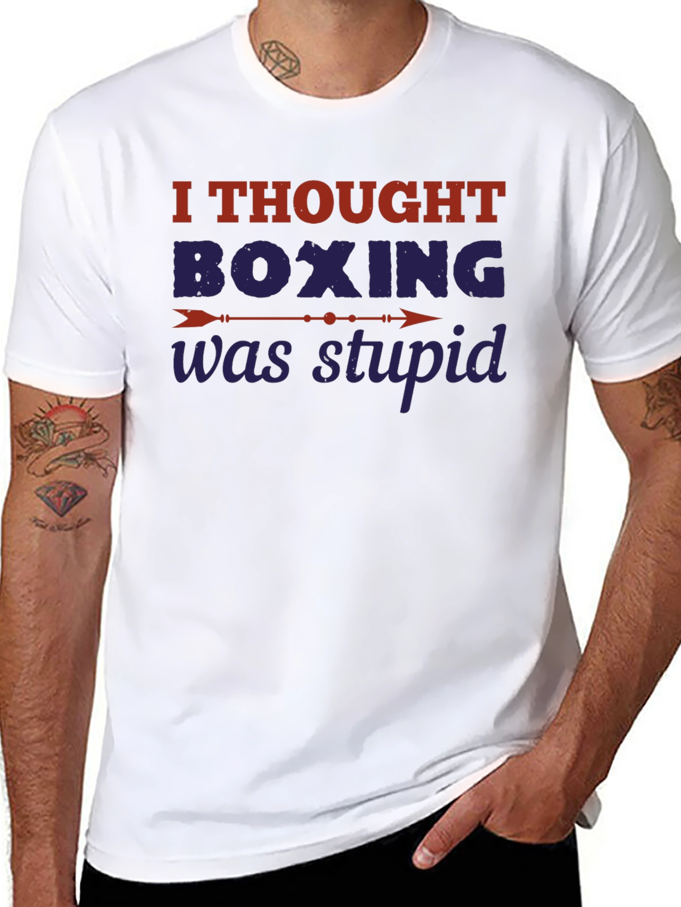 Funny Boxing Graphic T-Shirt - Sarcastic Boxing Gift