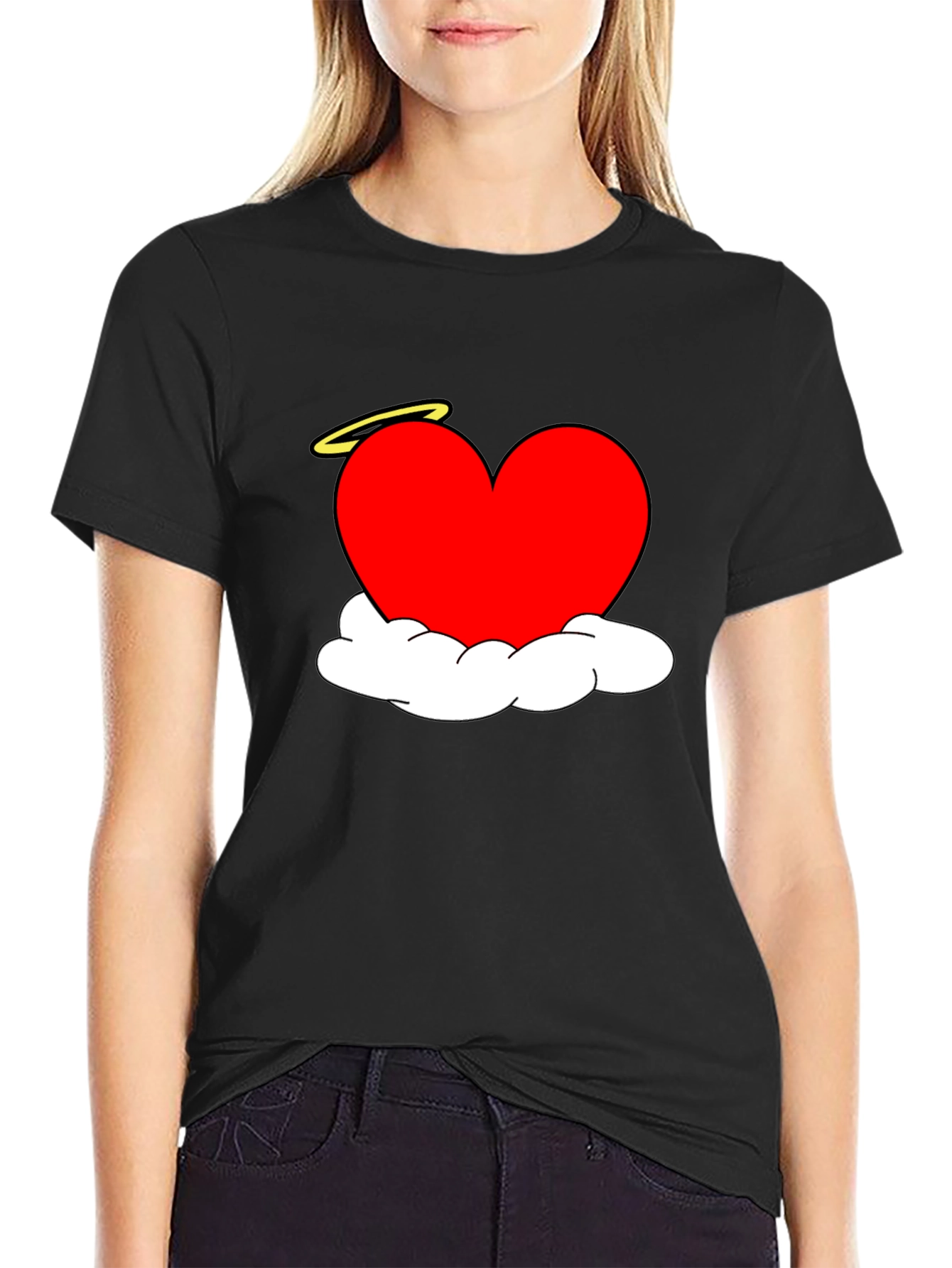 Heart with Halo Graphic T-Shirt