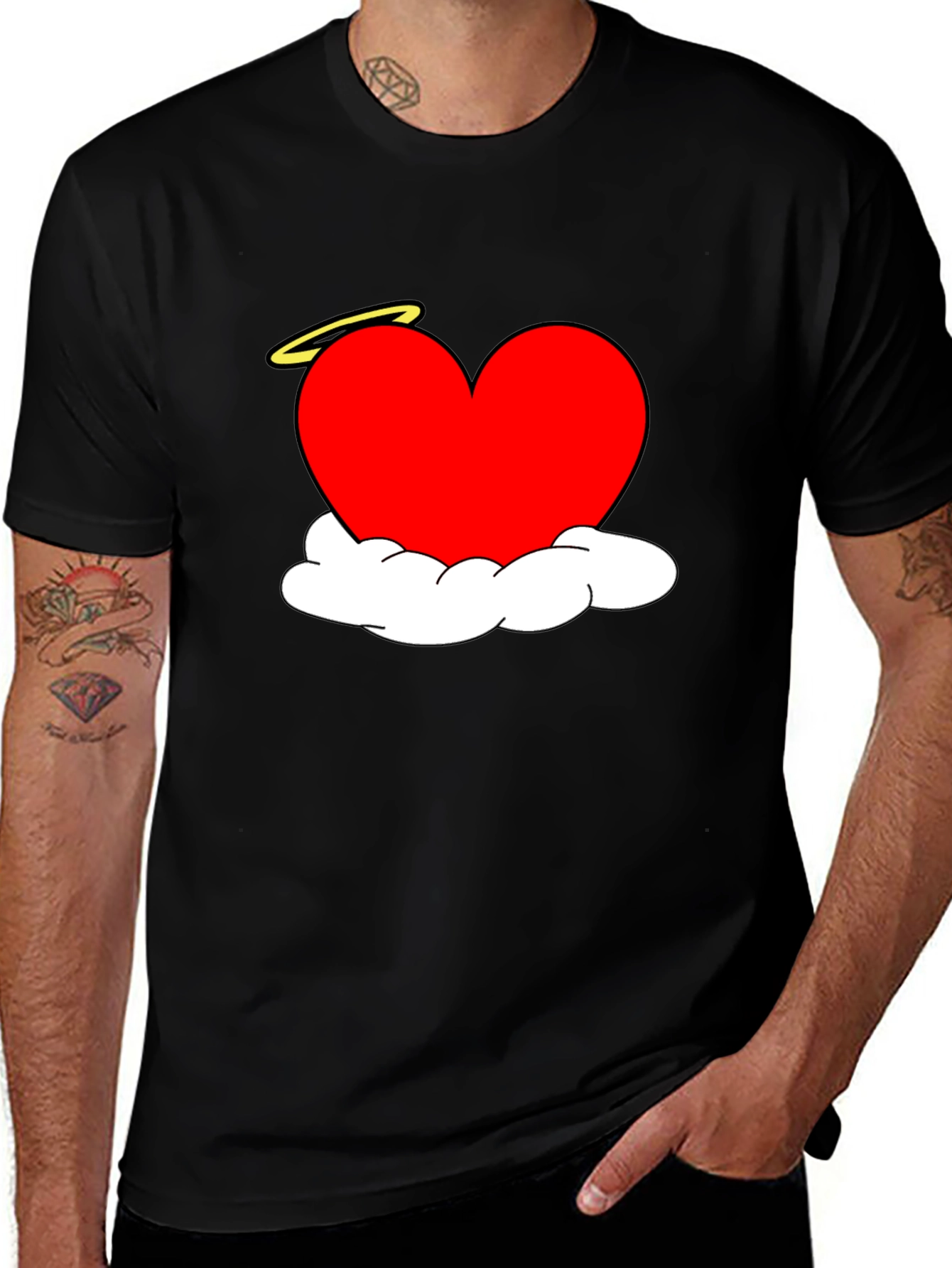 Heart with Halo Graphic T-Shirt