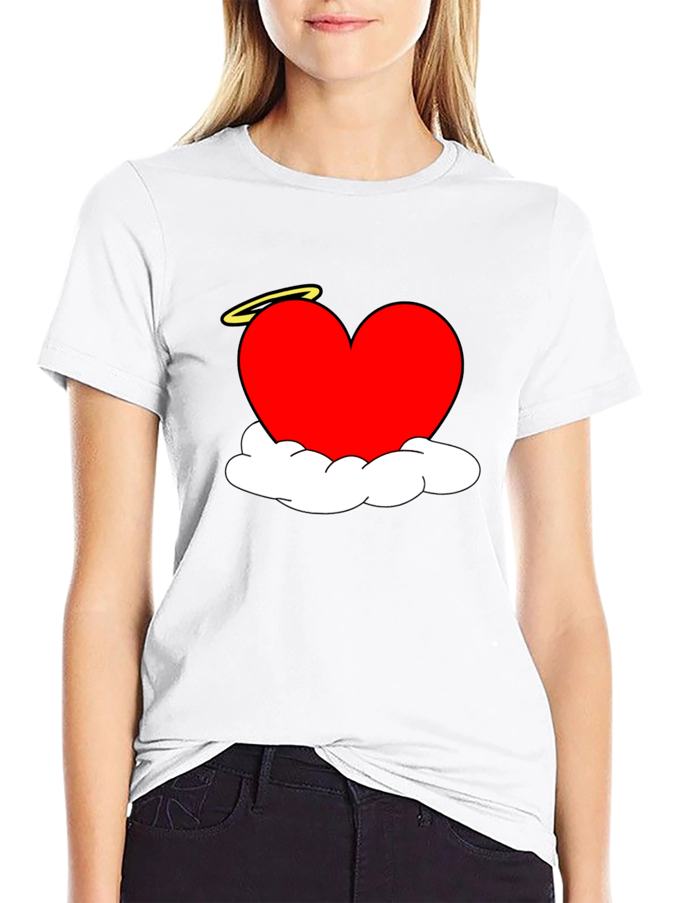Heart with Halo Graphic T-Shirt