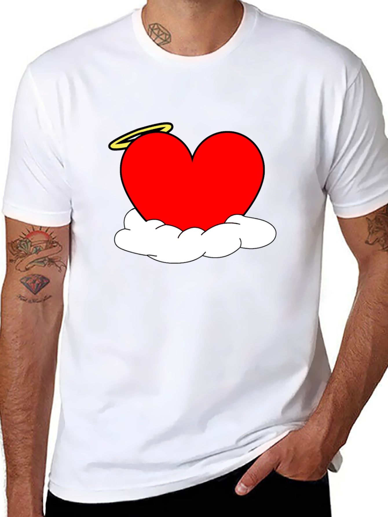 Heart with Halo Graphic T-Shirt