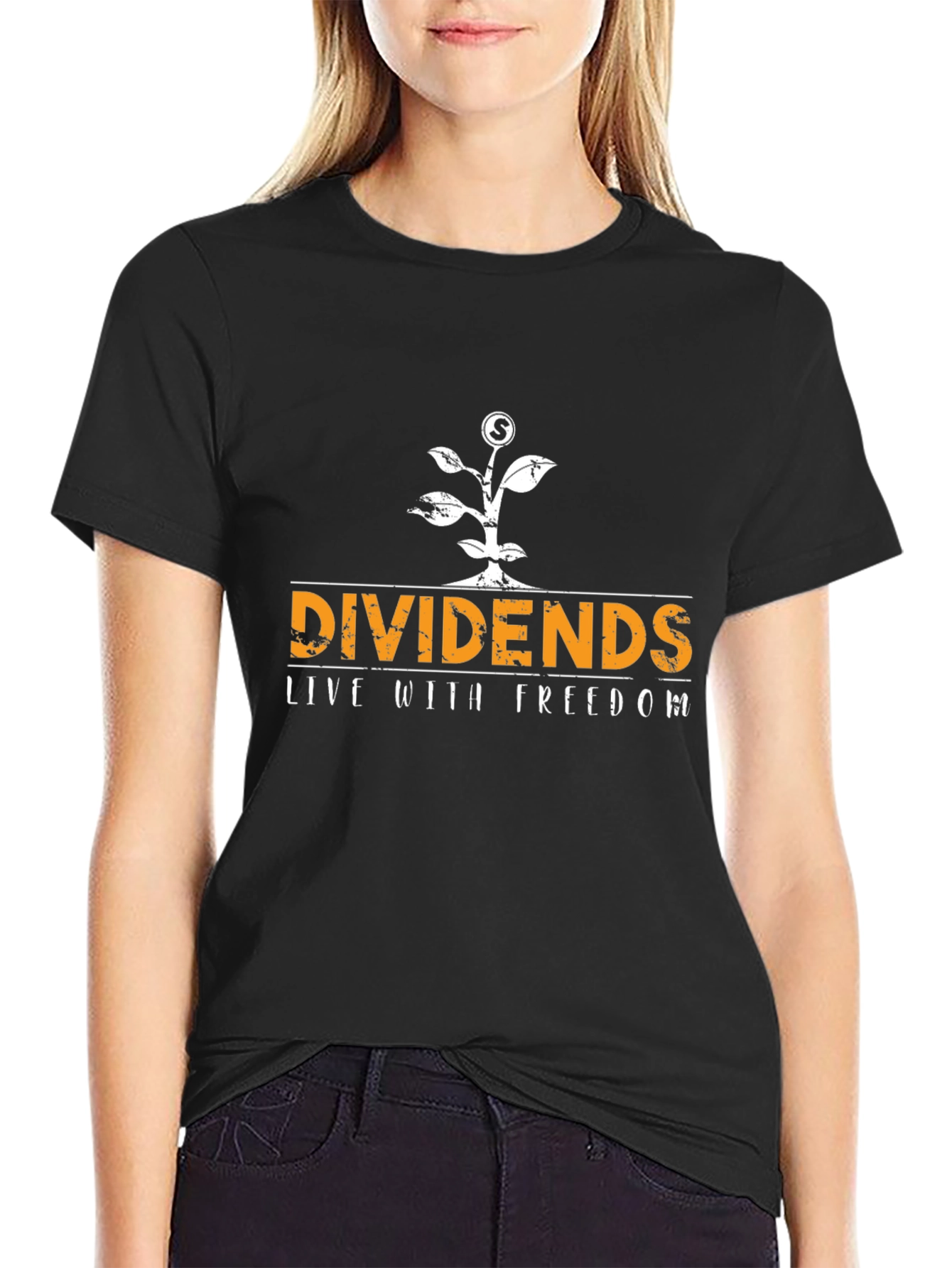 Dividends Freedom Black T-Shirt