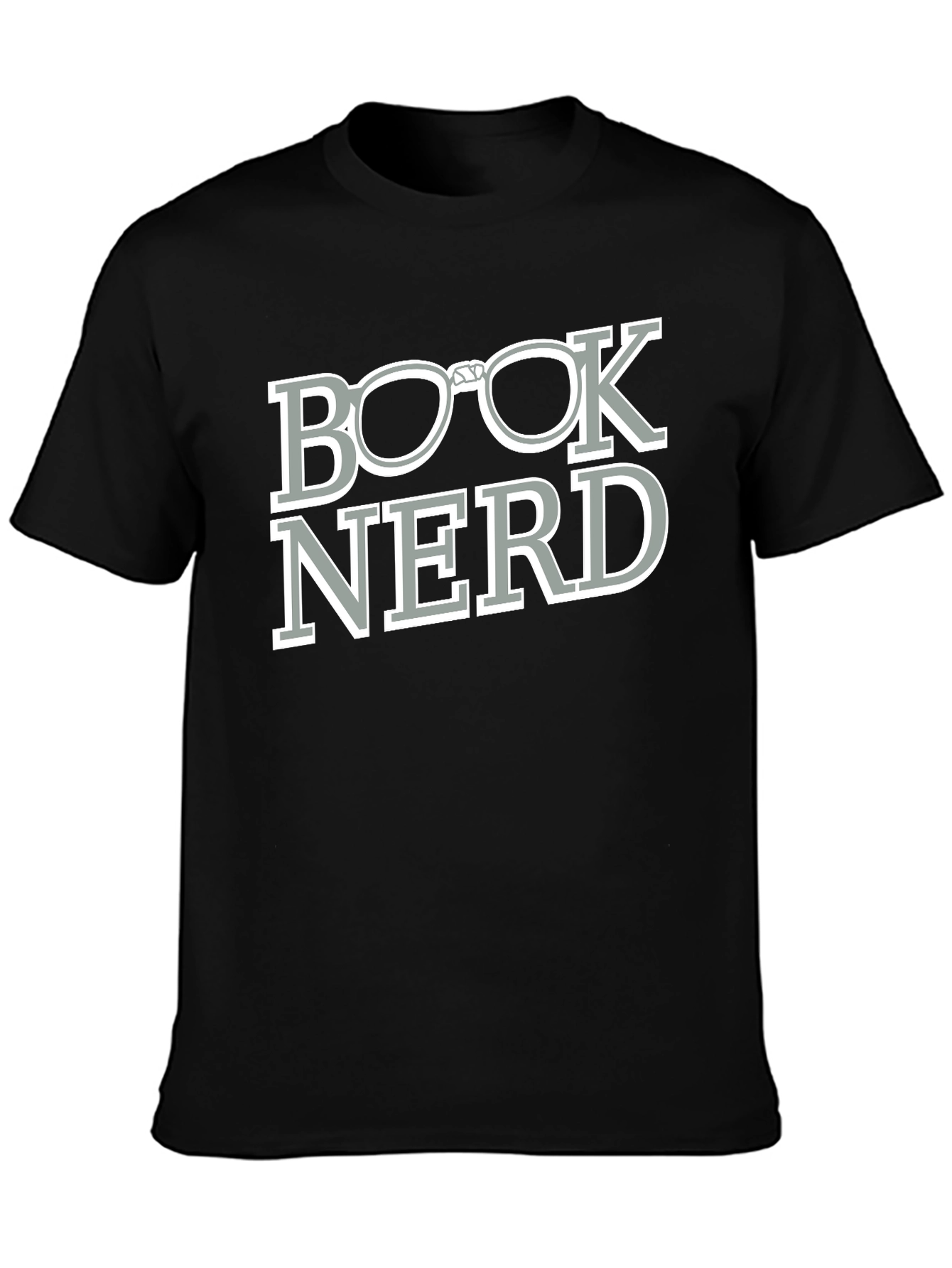 Book Nerd T-Shirt - Black Graphic Tee