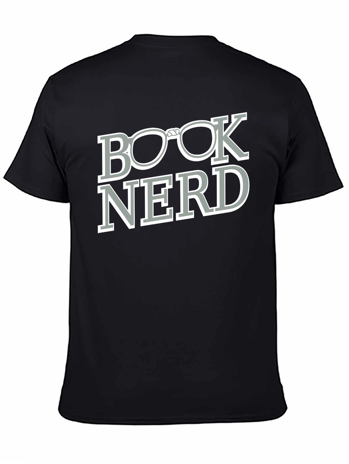 Book Nerd T-Shirt - Black Graphic Tee