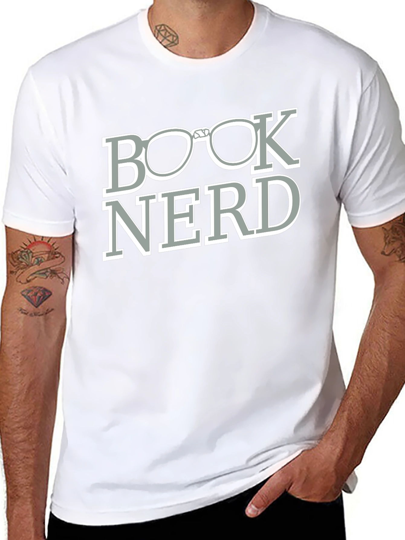 Book Nerd T-Shirt - Black Graphic Tee