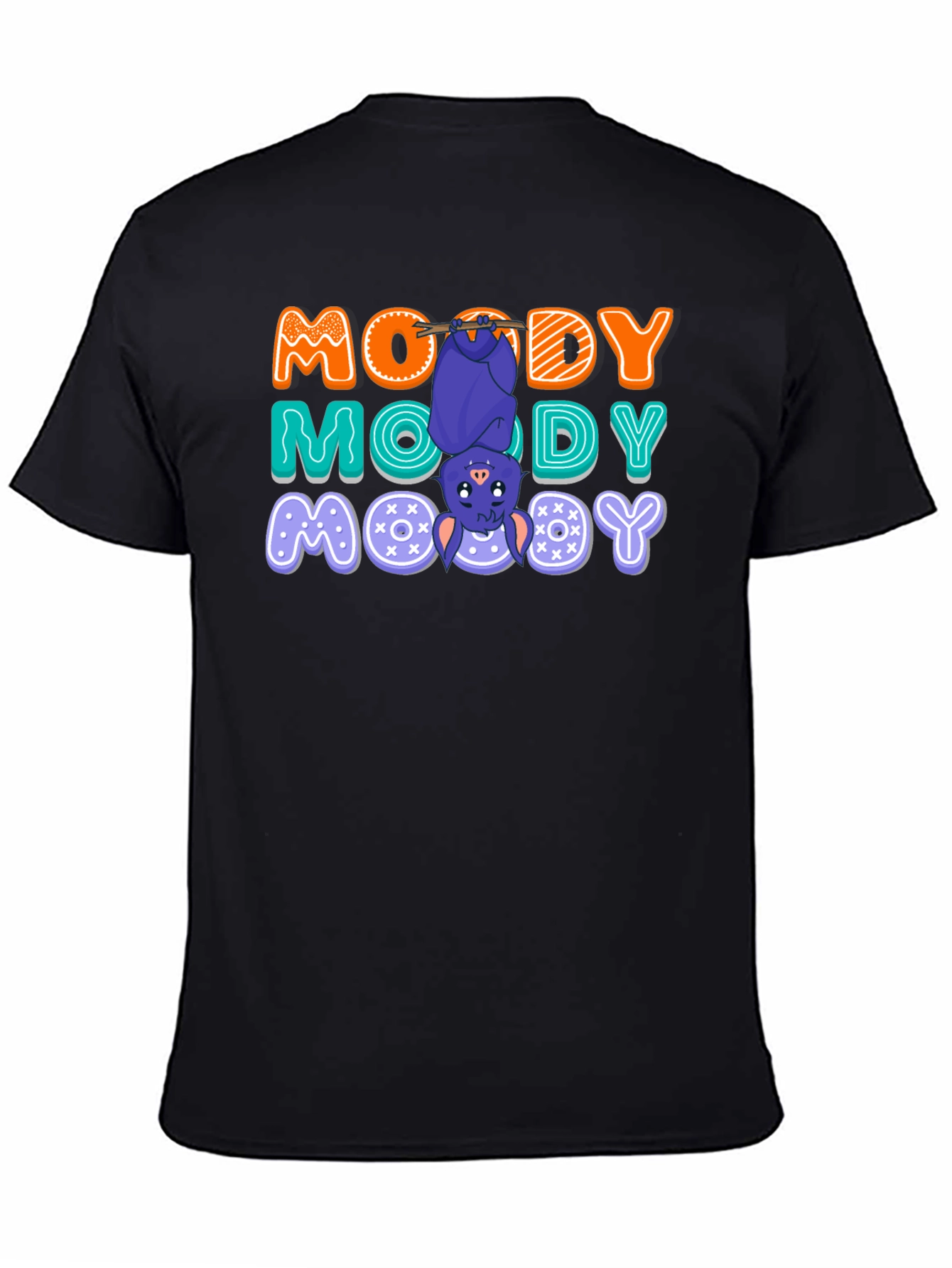 Moody Bat Graphic T-Shirt