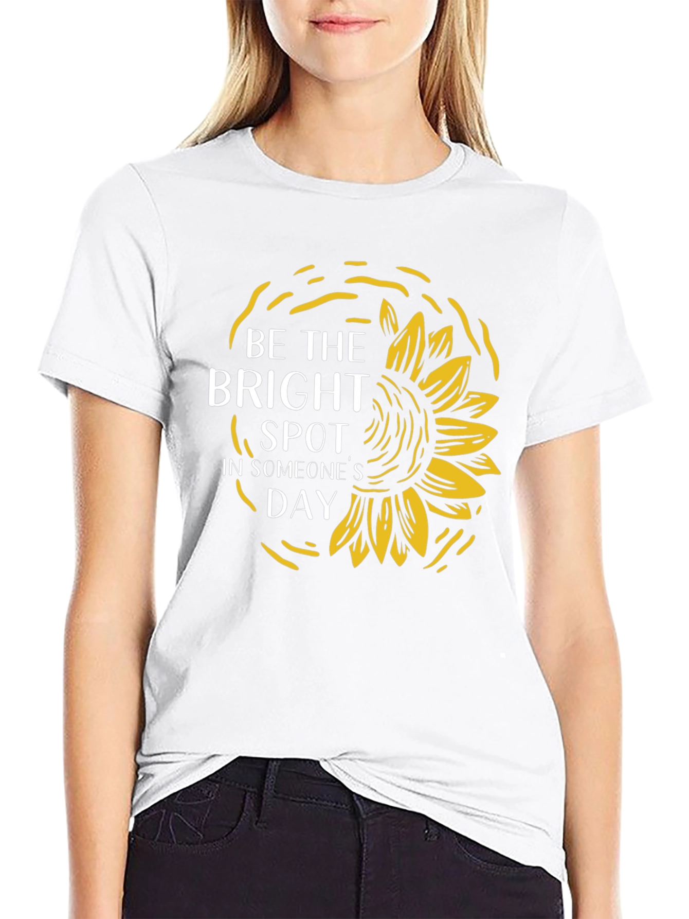 Be The Bright Spot Sunflower Graphic Tee