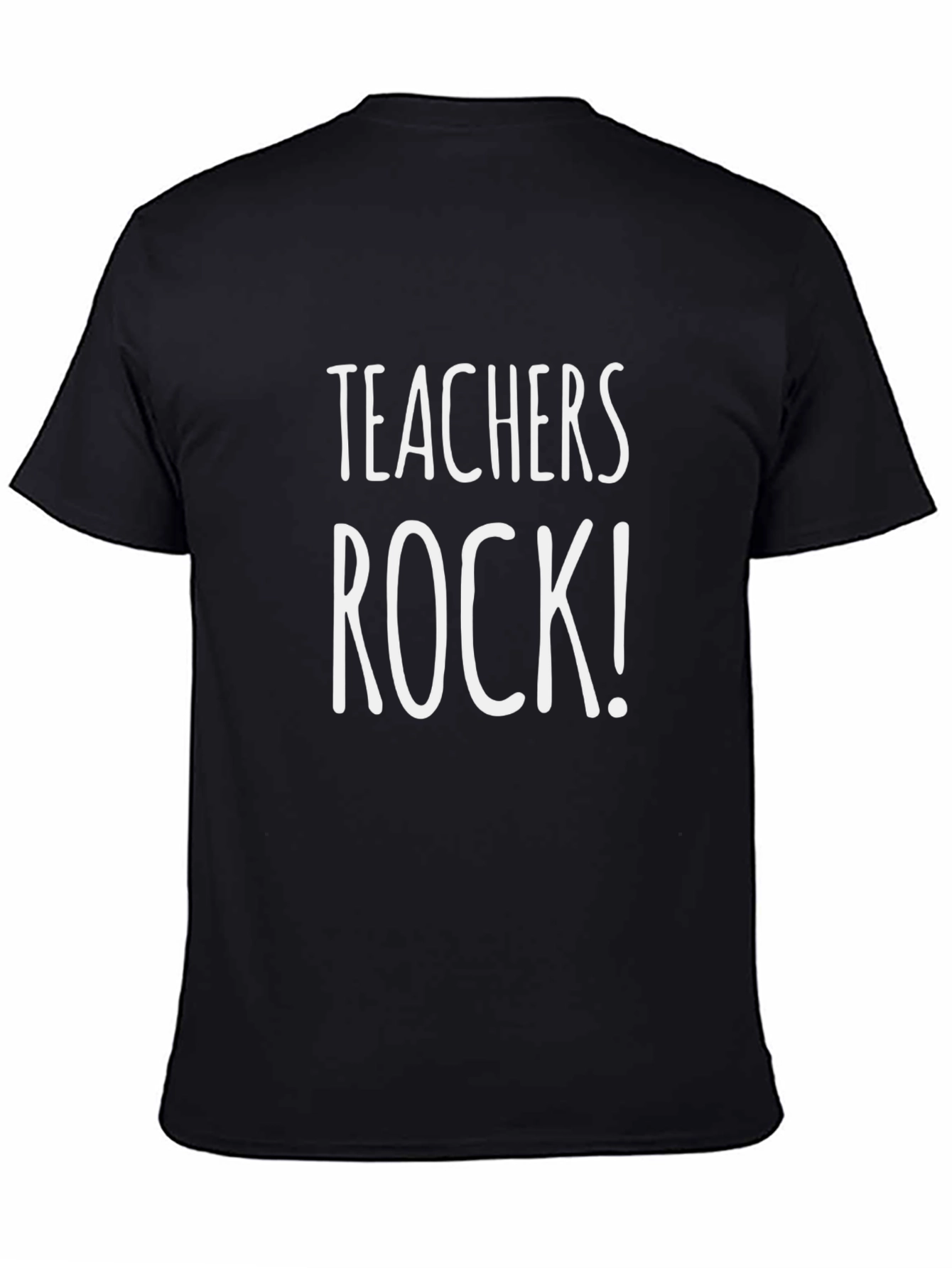 Teachers Rock! Graphic Tee - Black
