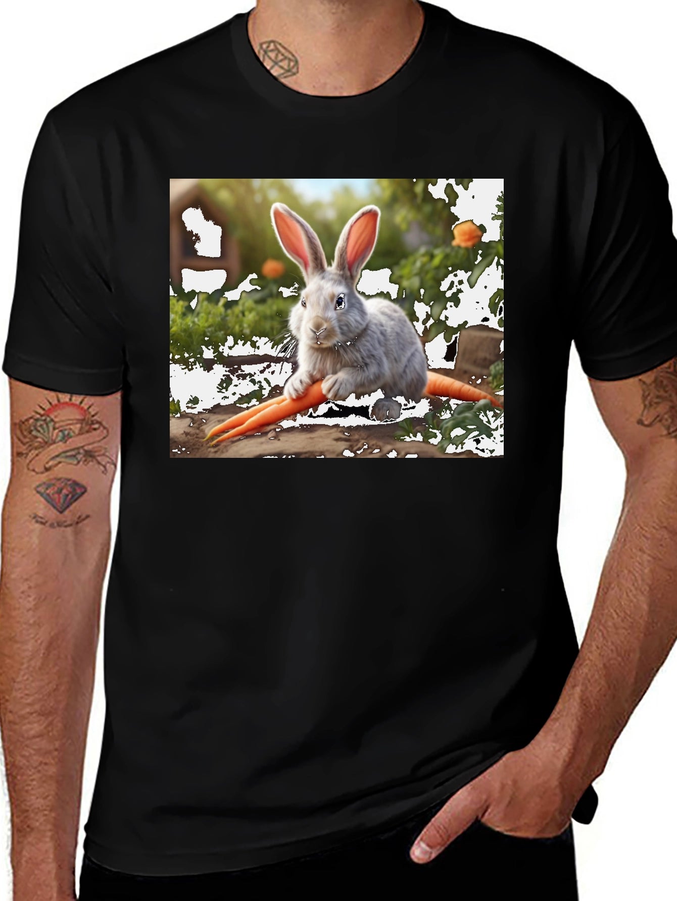 Rabbit & Carrot Graphic Tee