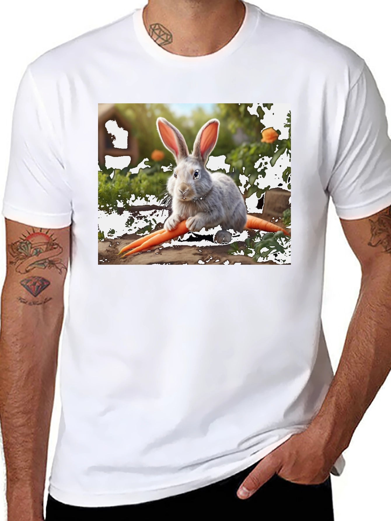 Rabbit & Carrot Graphic Tee