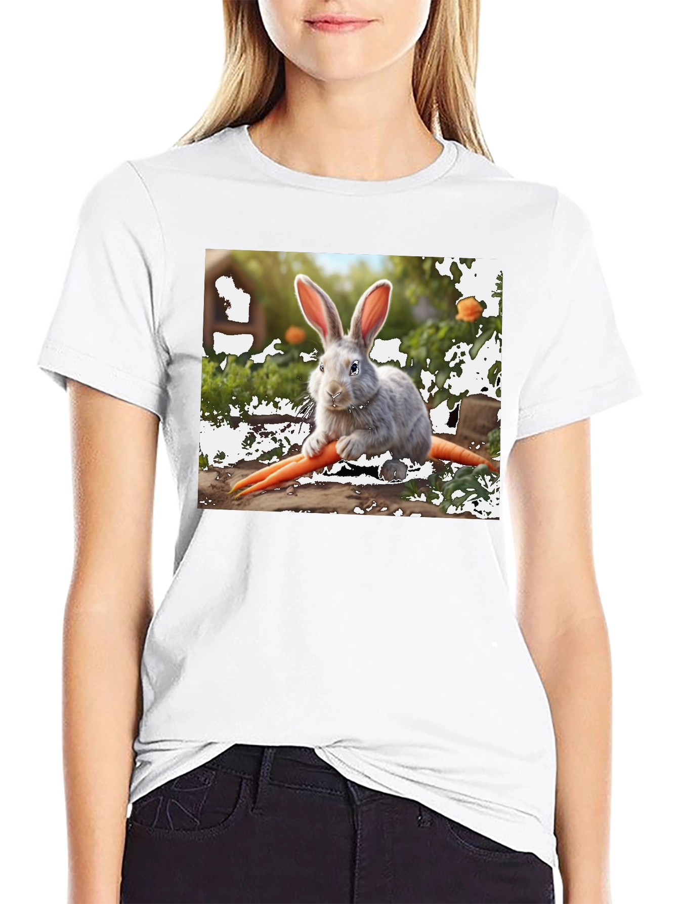 Rabbit & Carrot Graphic Tee