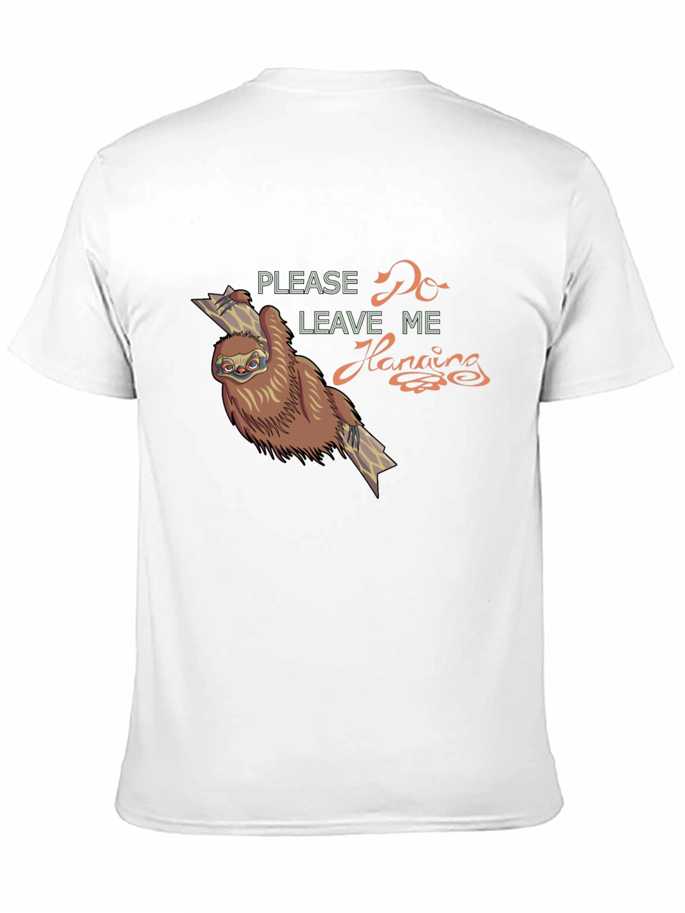 Sloth Hanging Around Graphic T-Shirt - Relaxed Fit