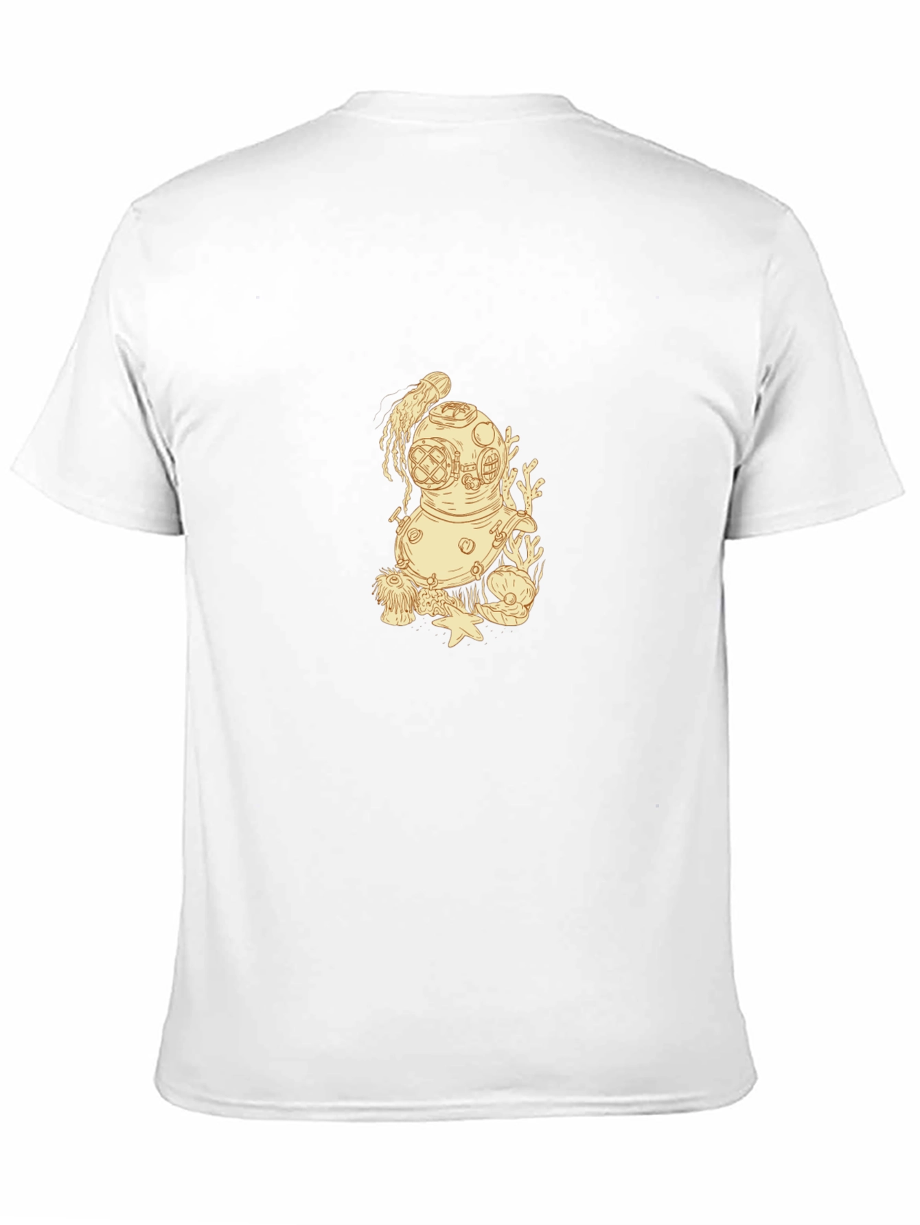 Diver Helmet Graphic Tee - Black