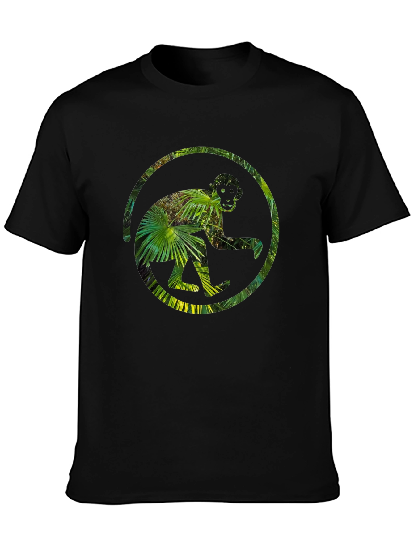 Jungle Monkey Tee - Unique Graphic Print