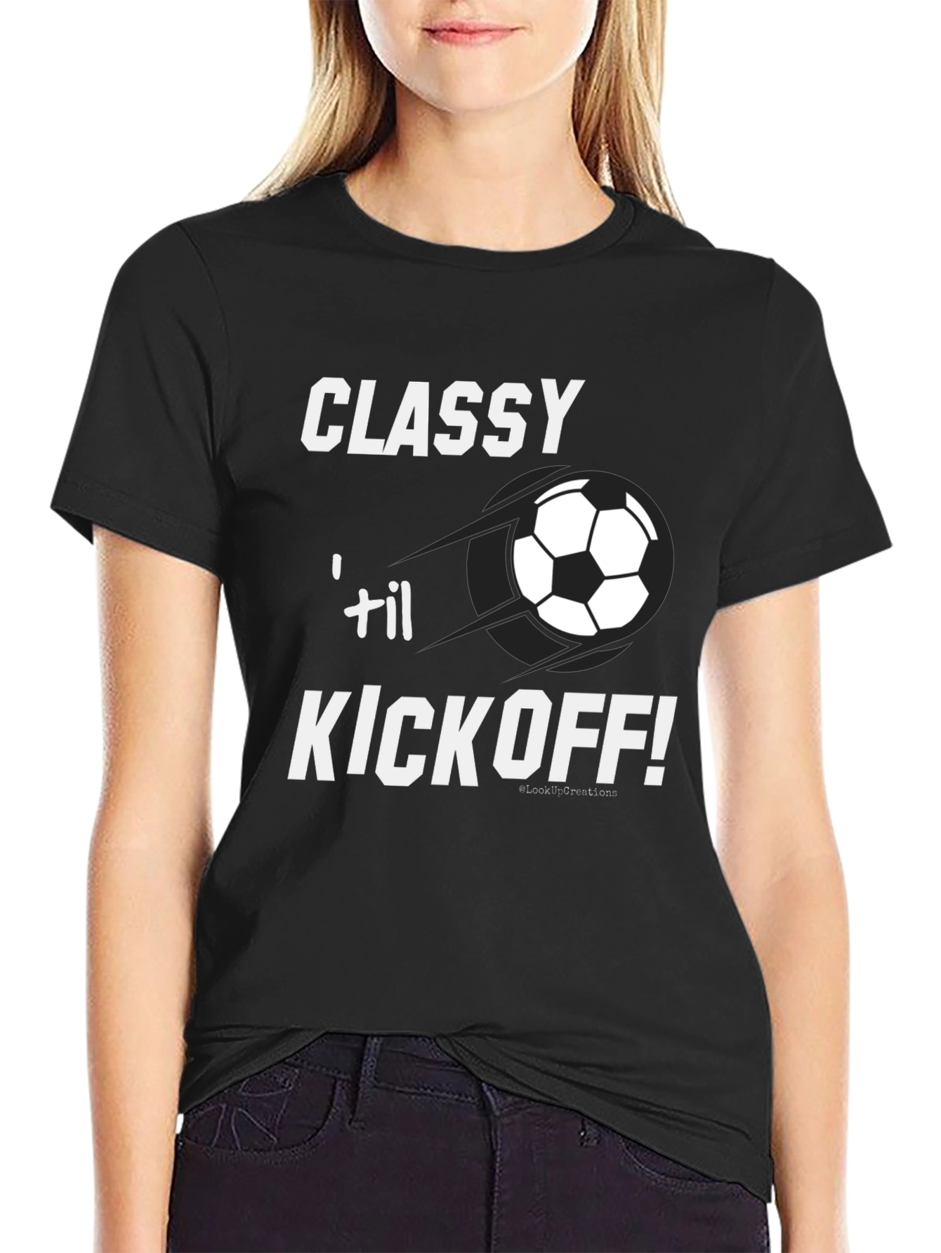 Classy til Kickoff! Soccer Graphic T-Shirt