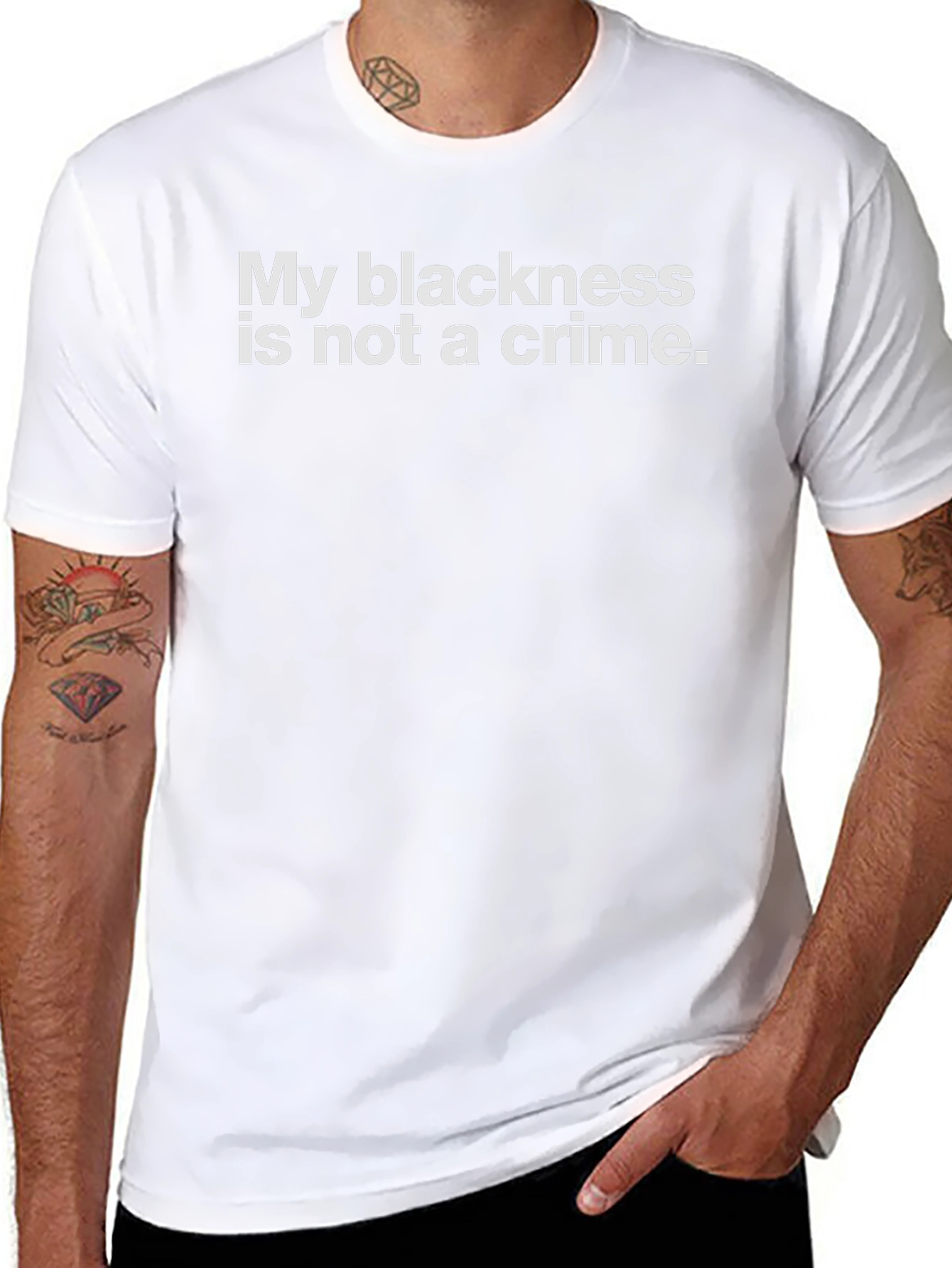 Blackness Is Not a Crime Statement T-Shirt