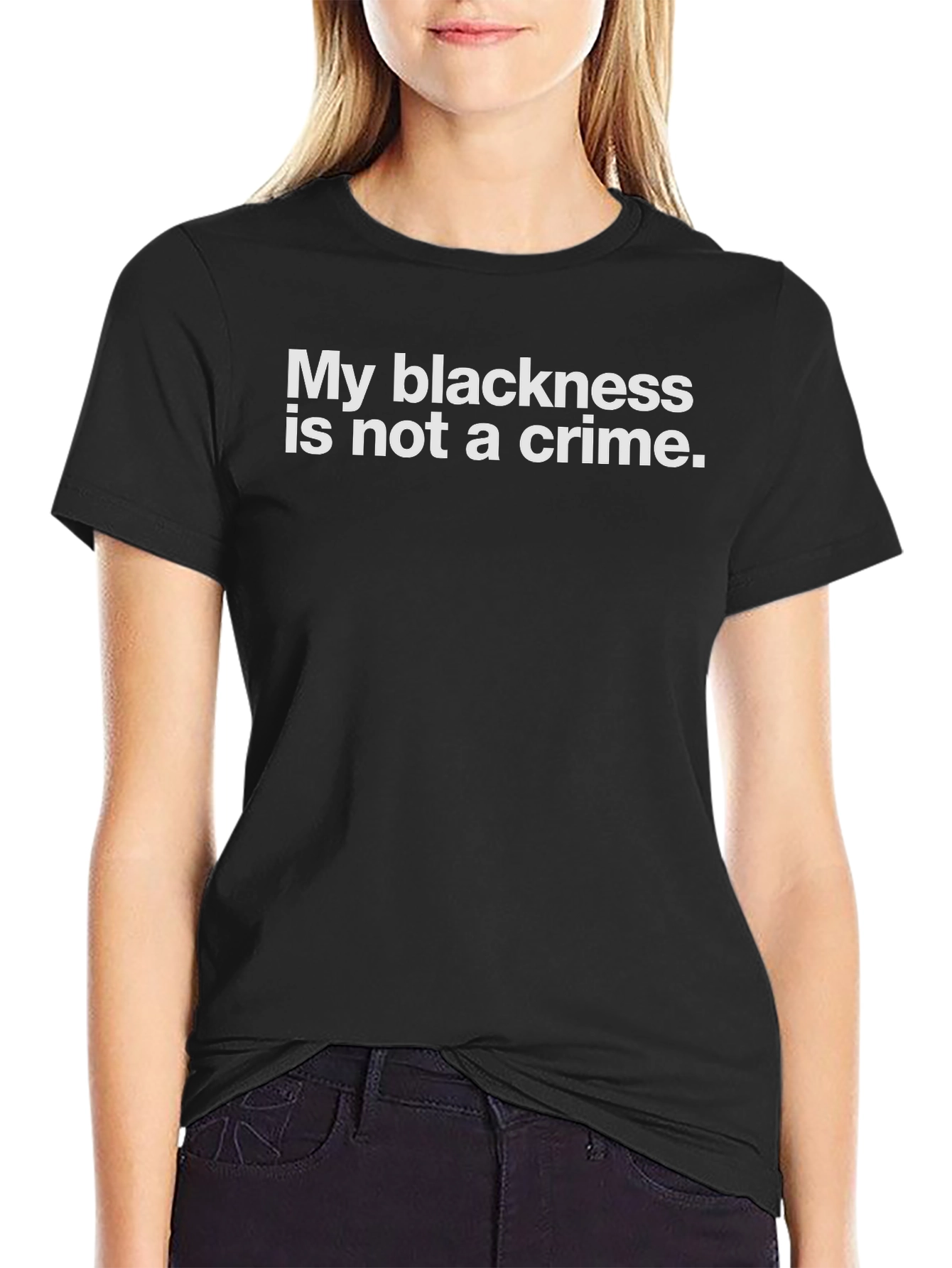 Blackness Is Not a Crime Statement T-Shirt